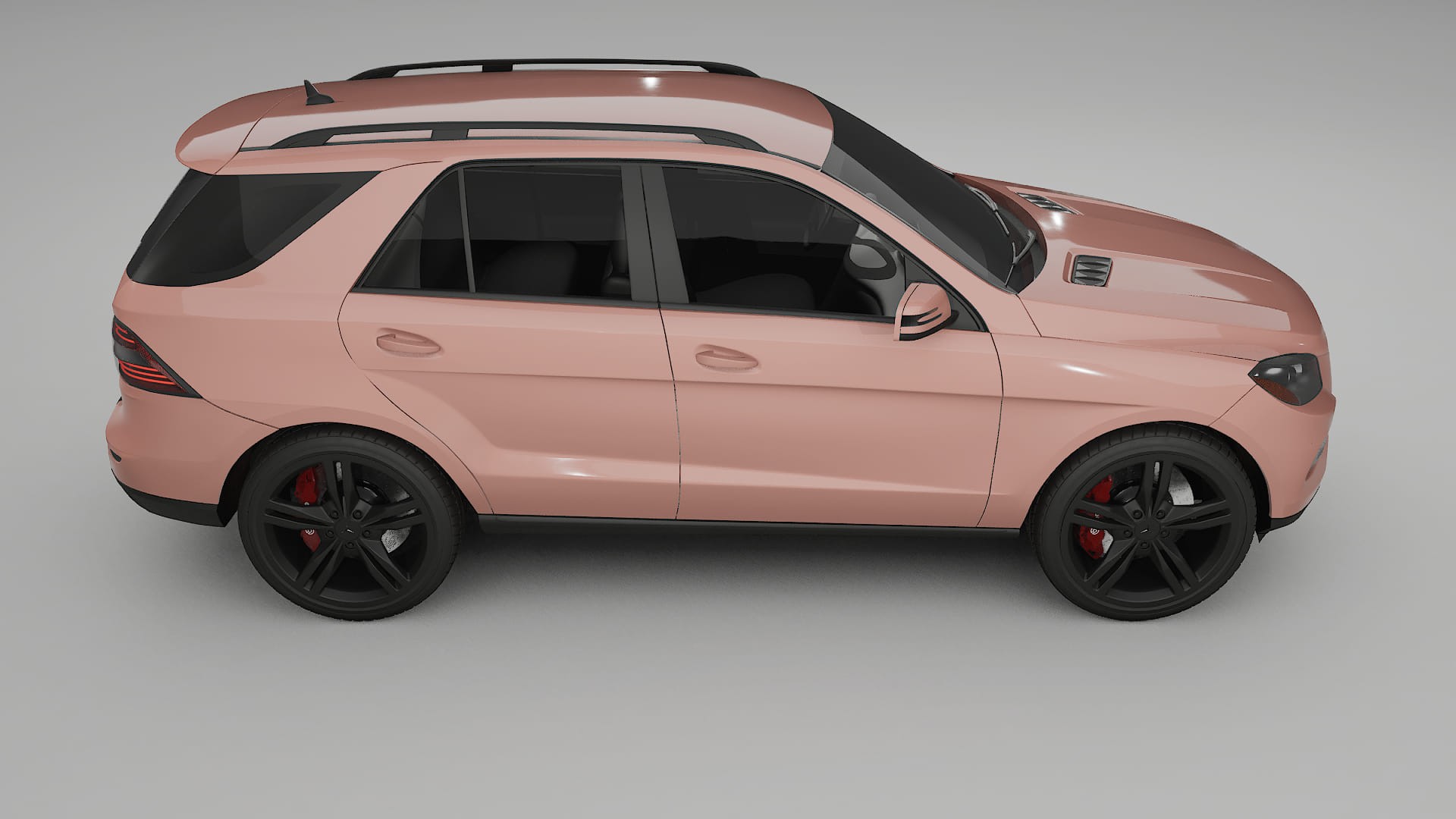 Mercedes M class W166 Film de Protecție pentru Vopsea TPU | BLUSH PPF cu Schimbare de Culoare – Kit Complet Predecupat