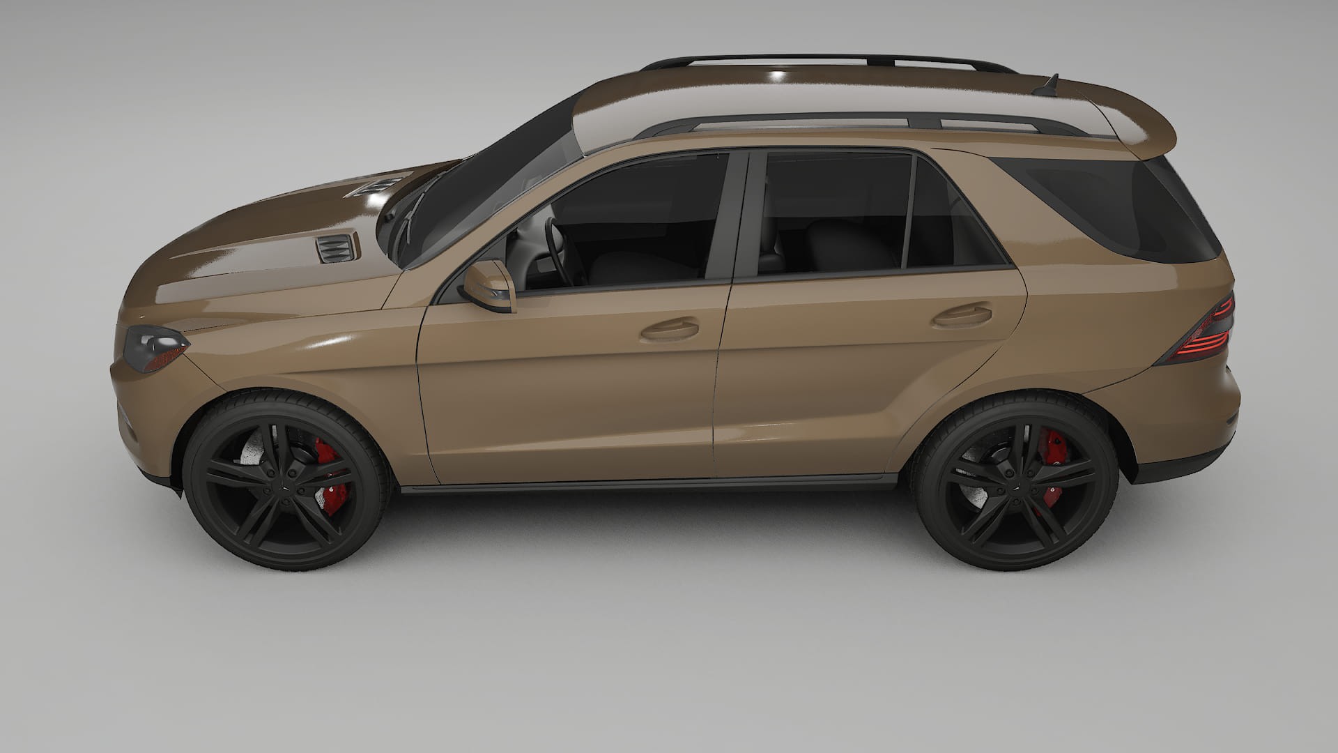 Mercedes M class W166 Film de Protecție pentru Vopsea TPU | SAHARA PPF cu Schimbare de Culoare – Kit Complet Predecupat