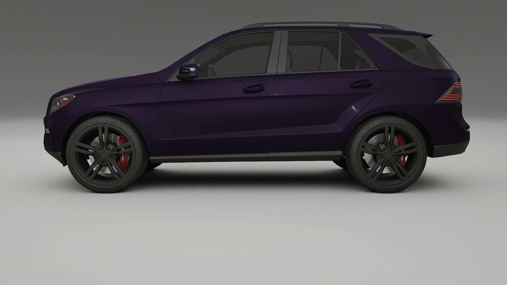 Mercedes M class W166 Film de Protecție pentru Vopsea TPU | VIOLET PPF cu Schimbare de Culoare – Kit Complet Predecupat