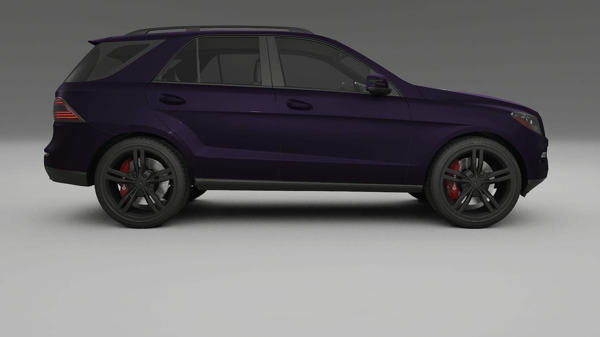 Mercedes M class W166 Film de Protecție pentru Vopsea TPU | VIOLET PPF cu Schimbare de Culoare – Kit Complet Predecupat