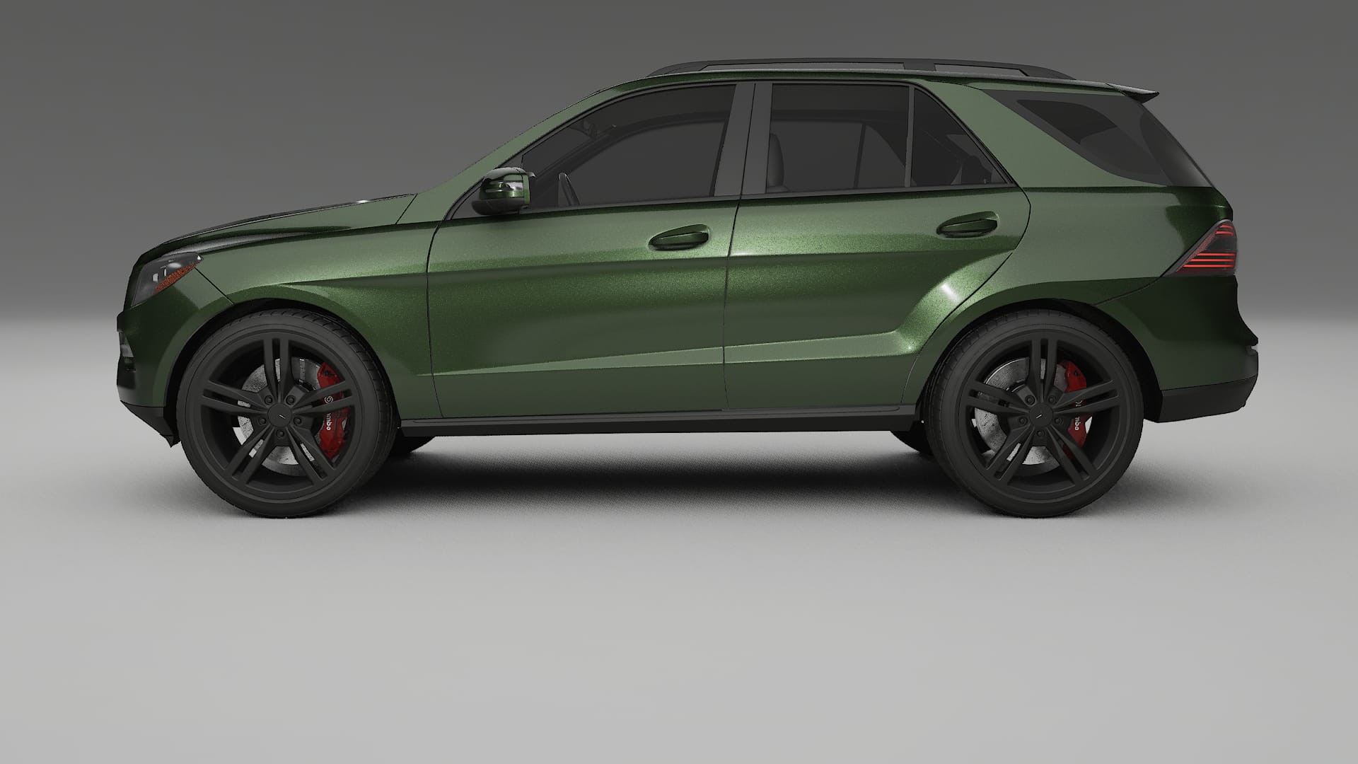 Mercedes M class W166 Film de Protecție pentru Vopsea TPU | LAGOON PPF cu Schimbare de Culoare – Kit Complet Predecupat