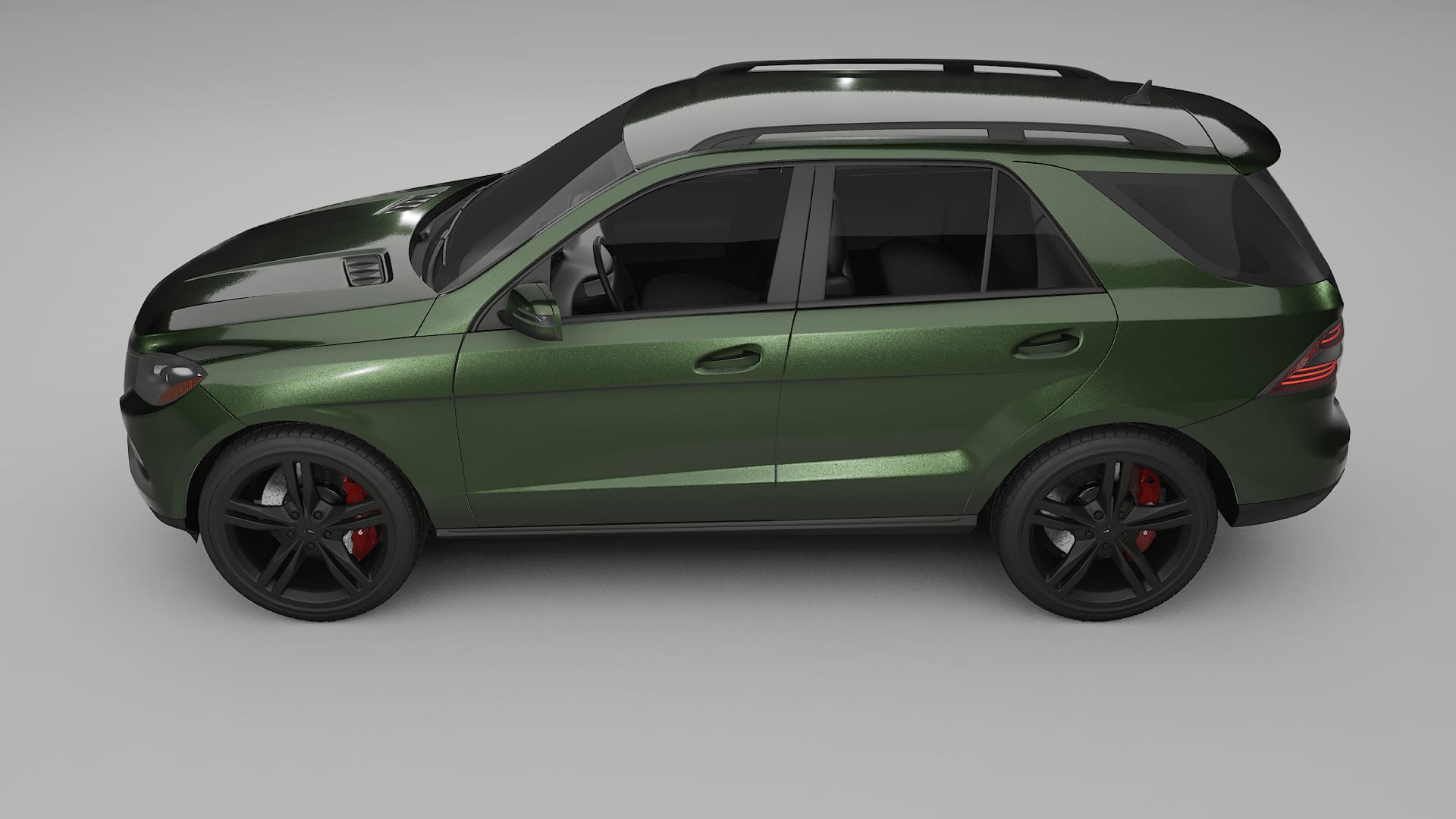 Mercedes M class W166 Film de Protecție pentru Vopsea TPU | LAGOON PPF cu Schimbare de Culoare – Kit Complet Predecupat