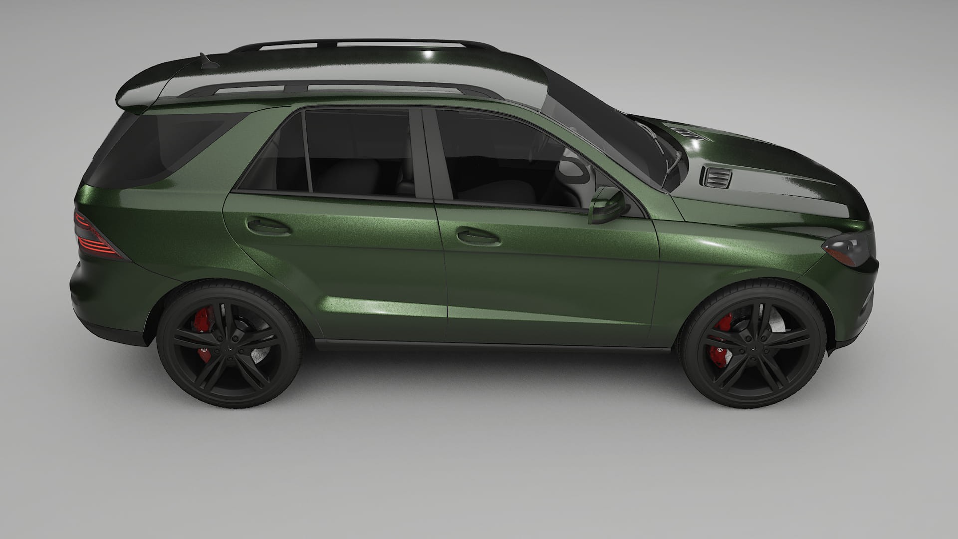 Mercedes M class W166 Film de Protecție pentru Vopsea TPU | LAGOON PPF cu Schimbare de Culoare – Kit Complet Predecupat