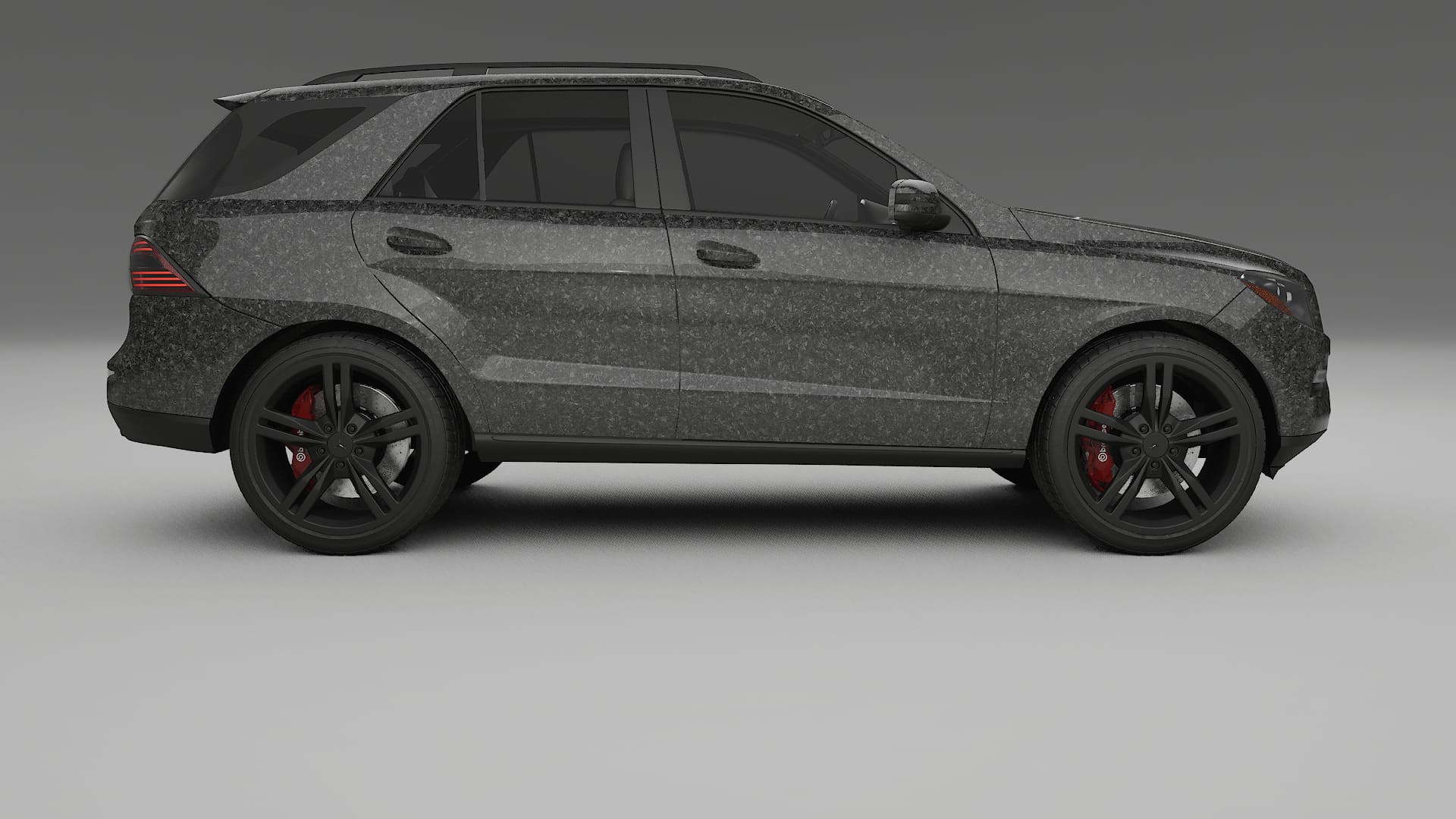 Mercedes M class W166 Film de Protecție pentru Vopsea TPU | FORGED S PPF cu Schimbare de Culoare – Kit Complet Predecupat