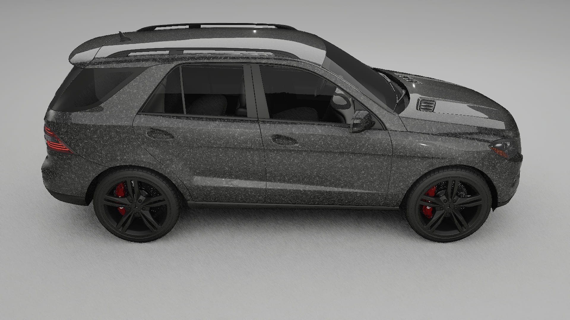 Mercedes M class W166 Film de Protecție pentru Vopsea TPU | FORGED S PPF cu Schimbare de Culoare – Kit Complet Predecupat