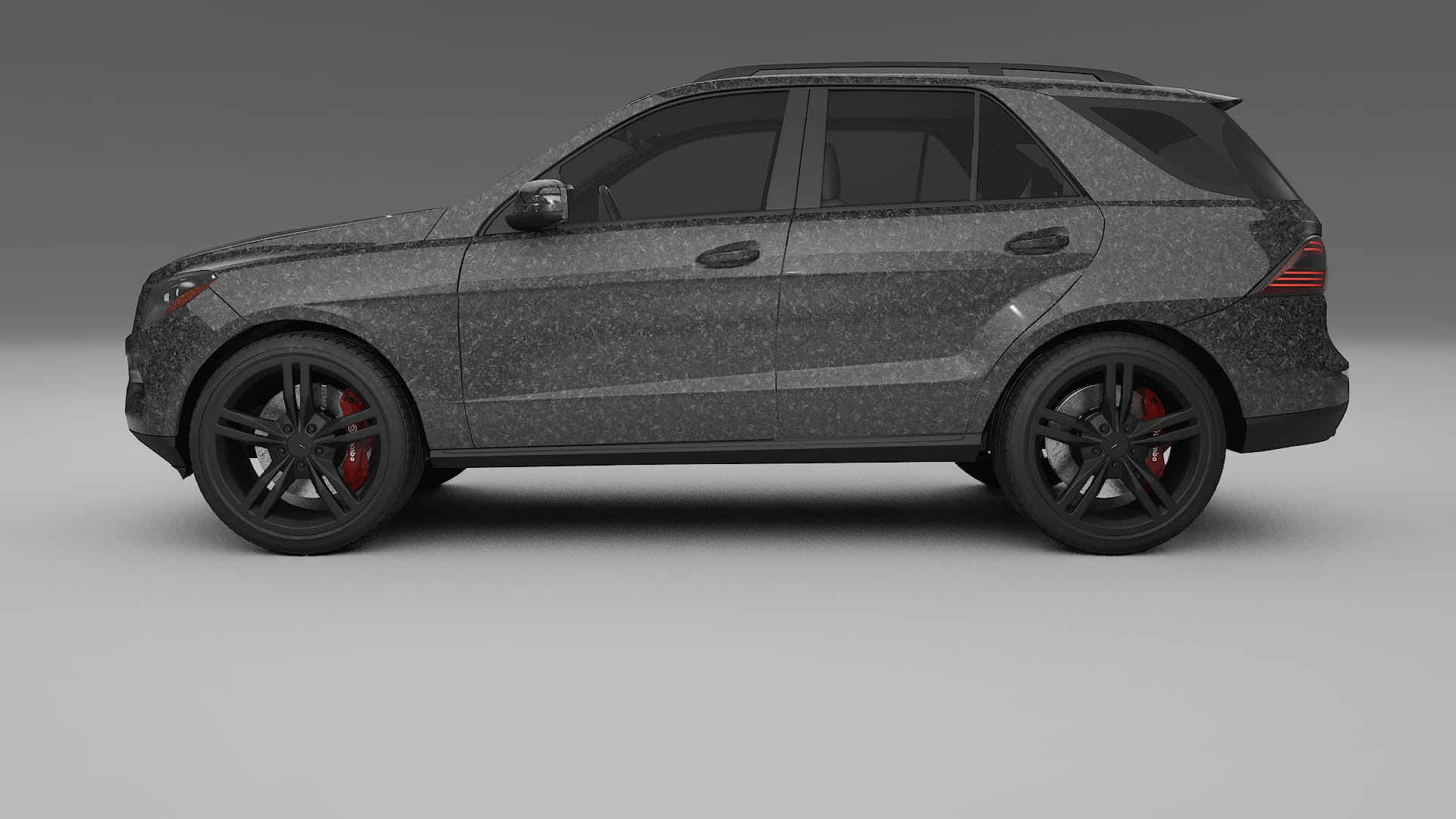 Mercedes M class W166 Film de Protecție pentru Vopsea TPU | FORGED S PPF cu Schimbare de Culoare – Kit Complet Predecupat