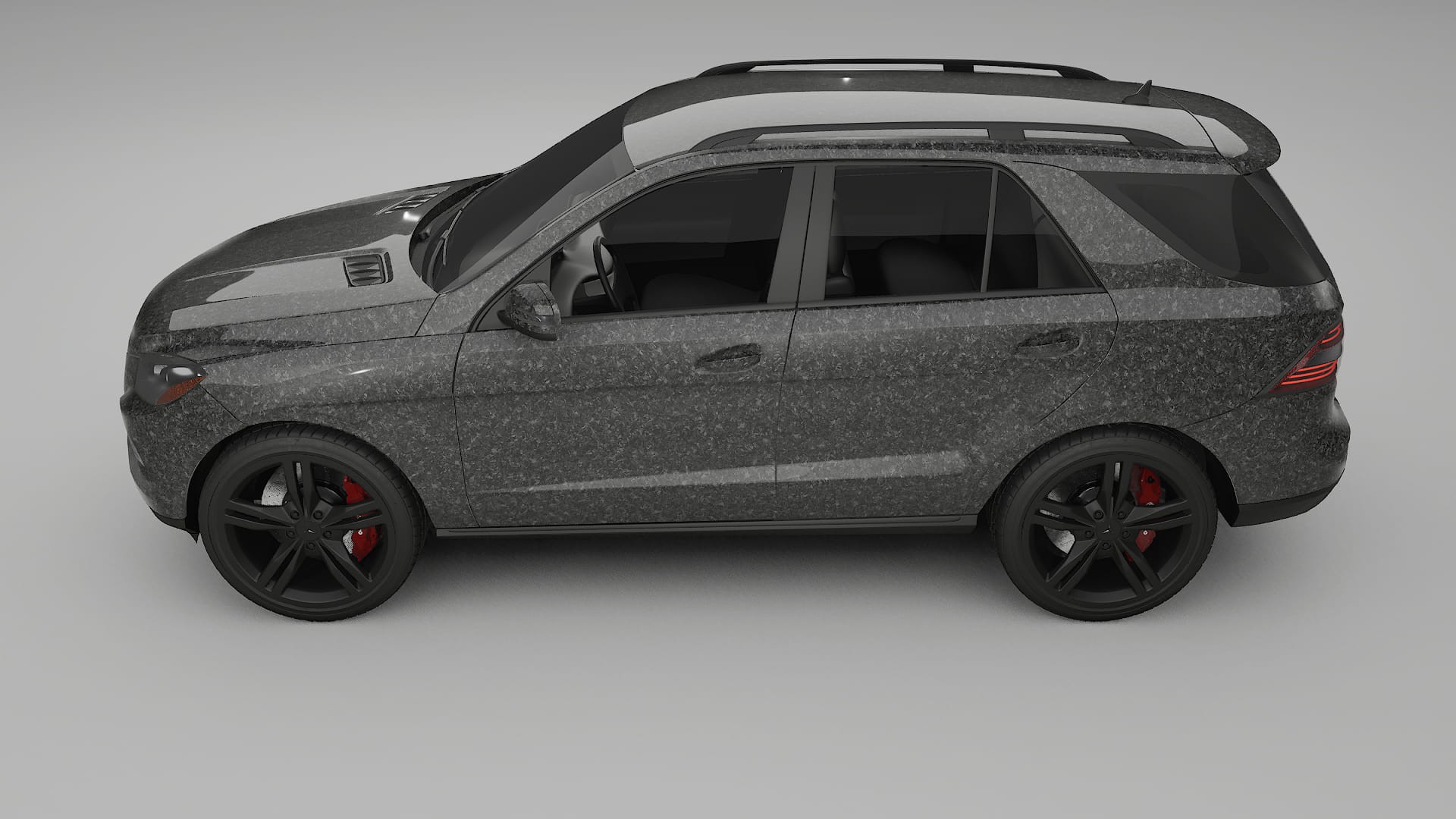 Mercedes M class W166 Film de Protecție pentru Vopsea TPU | FORGED S PPF cu Schimbare de Culoare – Kit Complet Predecupat