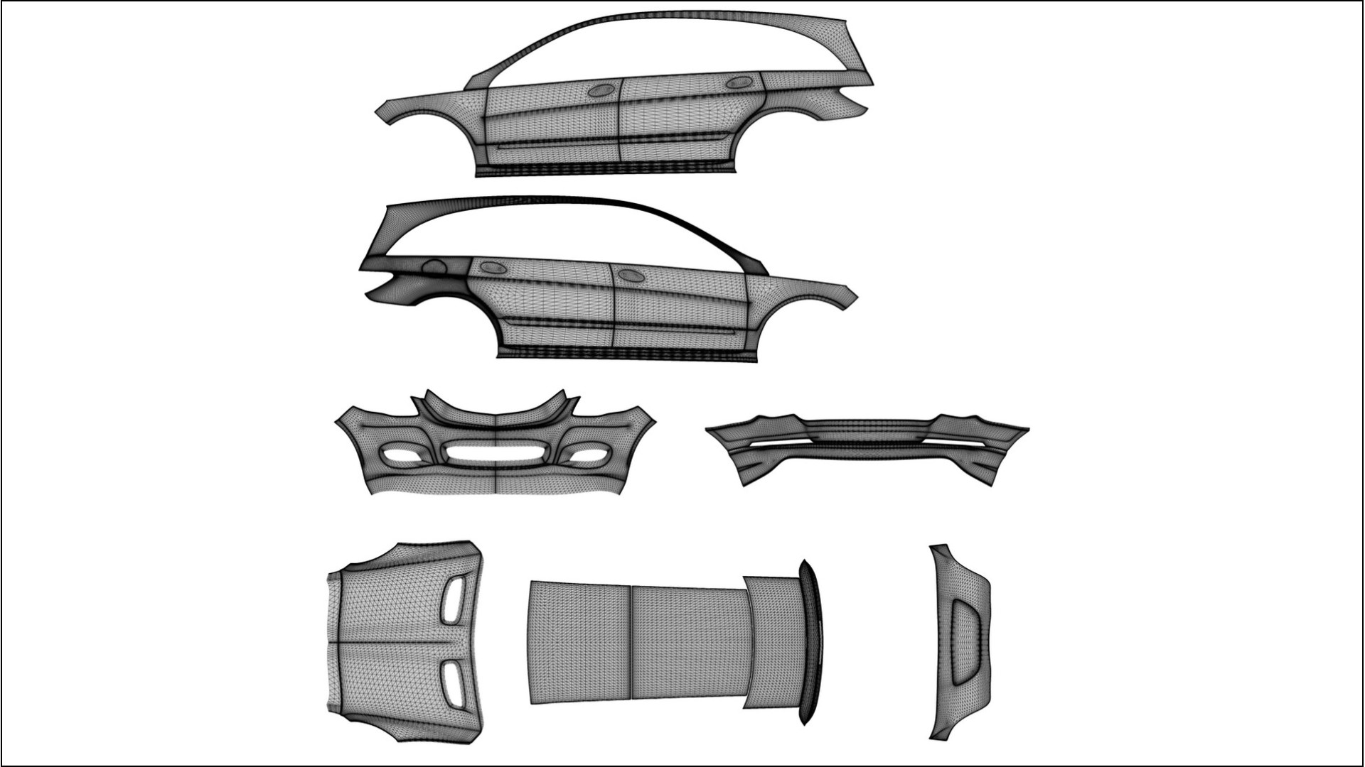Mercedes R class W251 facelift LCI Film de Protecție pentru Vopsea TPU | CINDER PPF cu Schimbare de Culoare – Kit Complet Pre 2