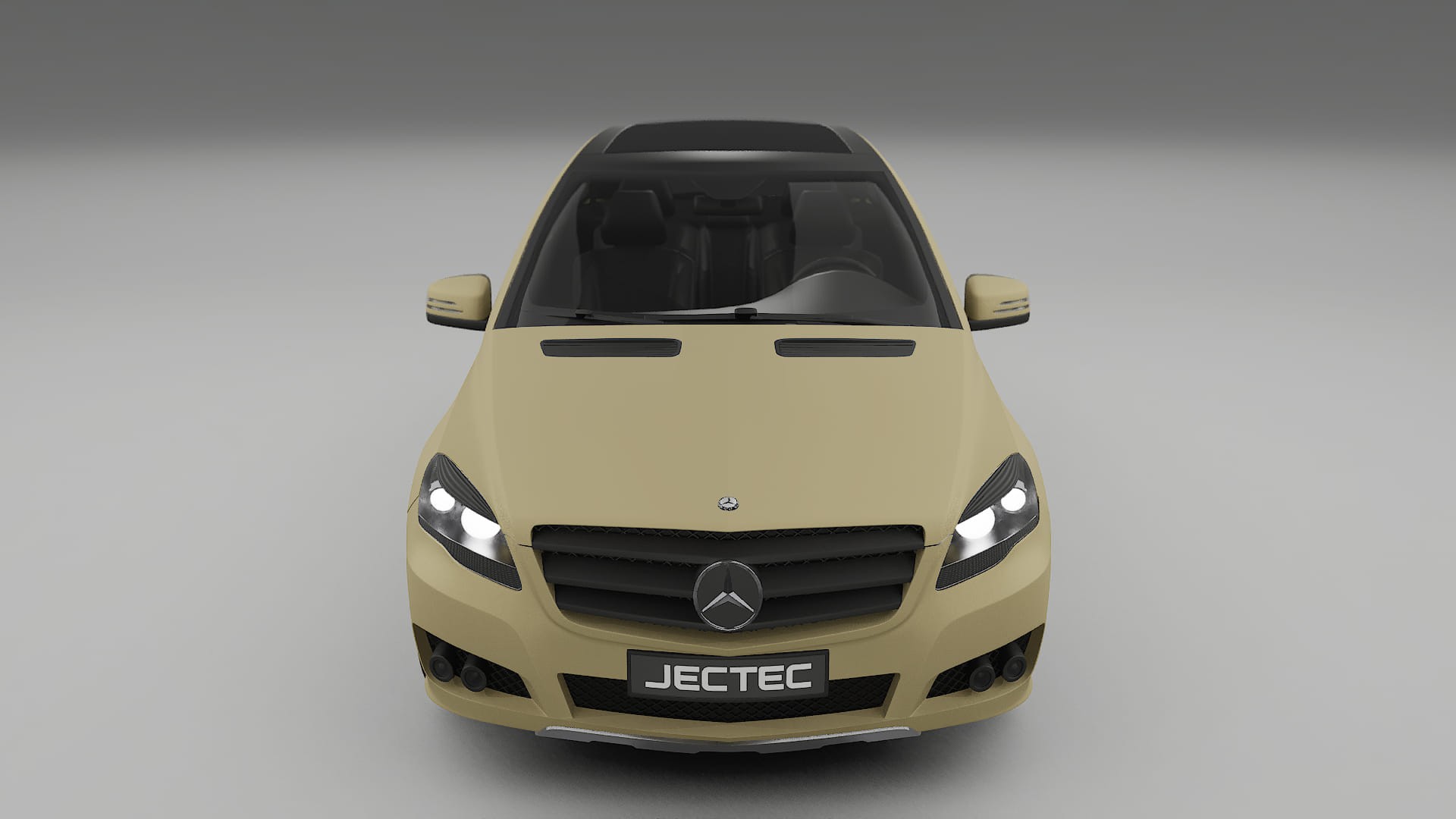 Mercedes R class W251 facelift LCI Film de Protecție pentru Vopsea TPU | SAND PPF cu Schimbare de Culoare – Kit Complet Prede