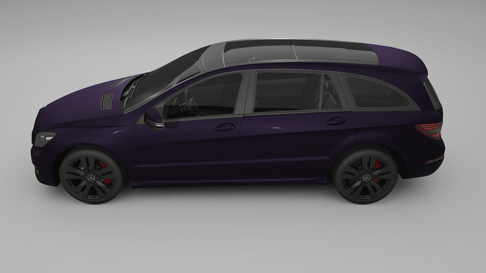 Mercedes R class W251 facelift LCI Film de Protecție pentru Vopsea TPU | VIOLET PPF cu Schimbare de Culoare – Kit Complet Pre