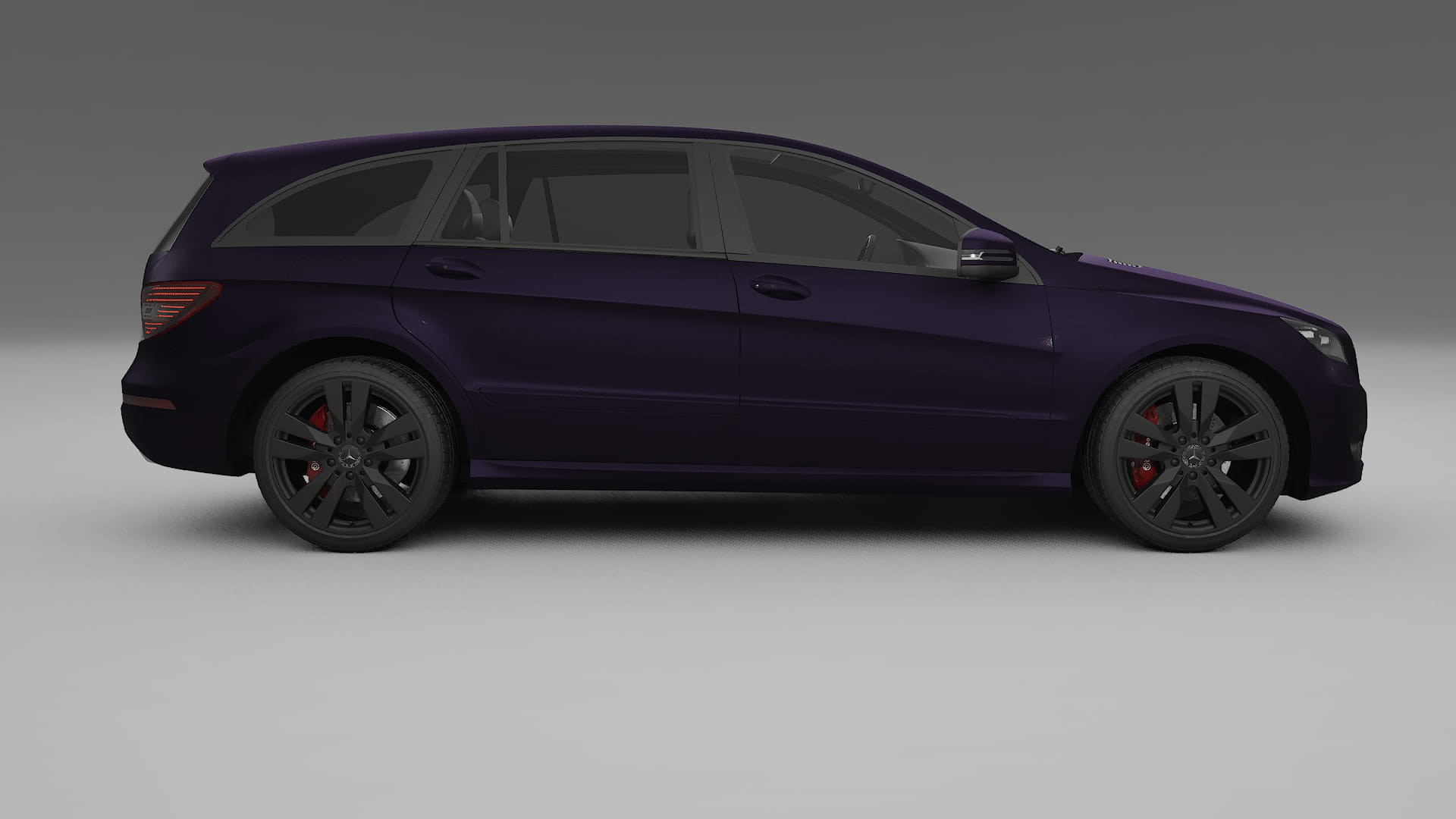 Mercedes R class W251 facelift LCI Film de Protecție pentru Vopsea TPU | VIOLET PPF cu Schimbare de Culoare – Kit Complet Pre