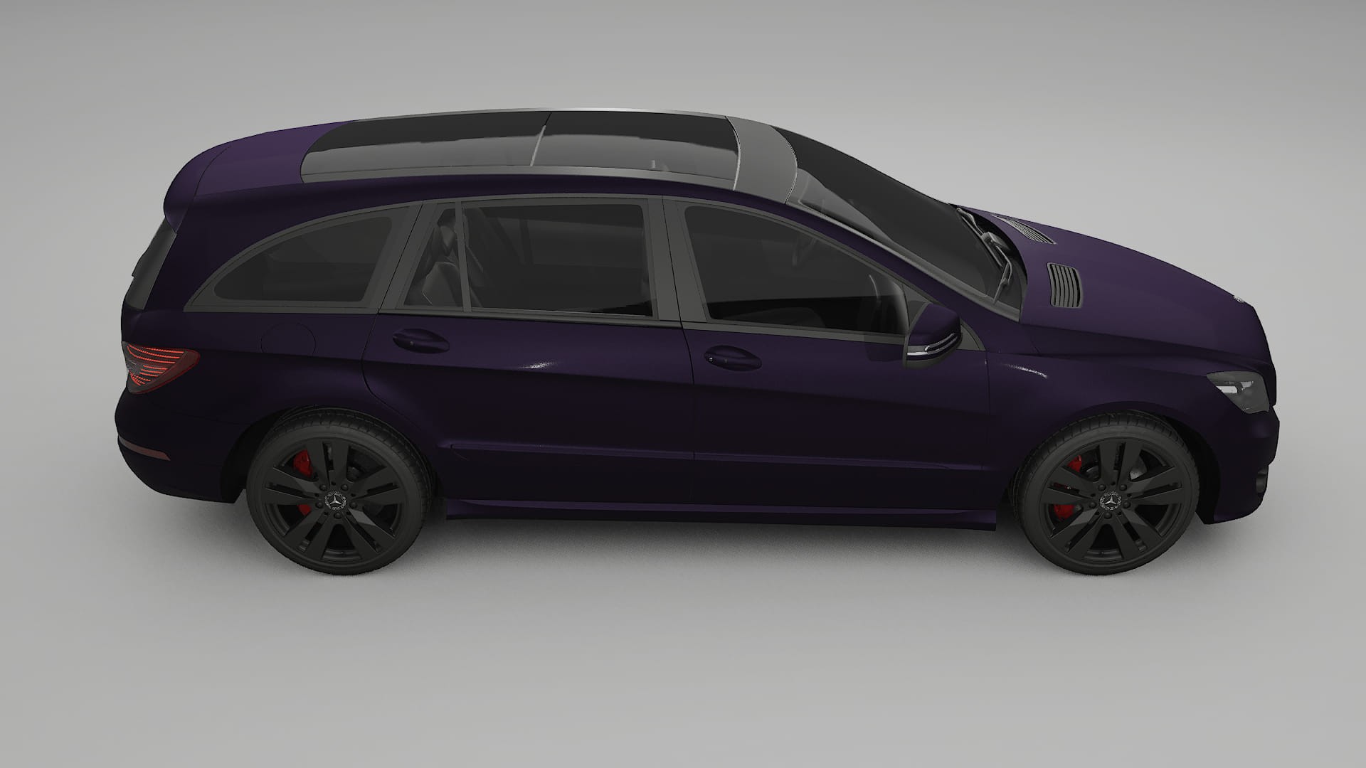 Mercedes R class W251 facelift LCI Film de Protecție pentru Vopsea TPU | VIOLET PPF cu Schimbare de Culoare – Kit Complet Pre