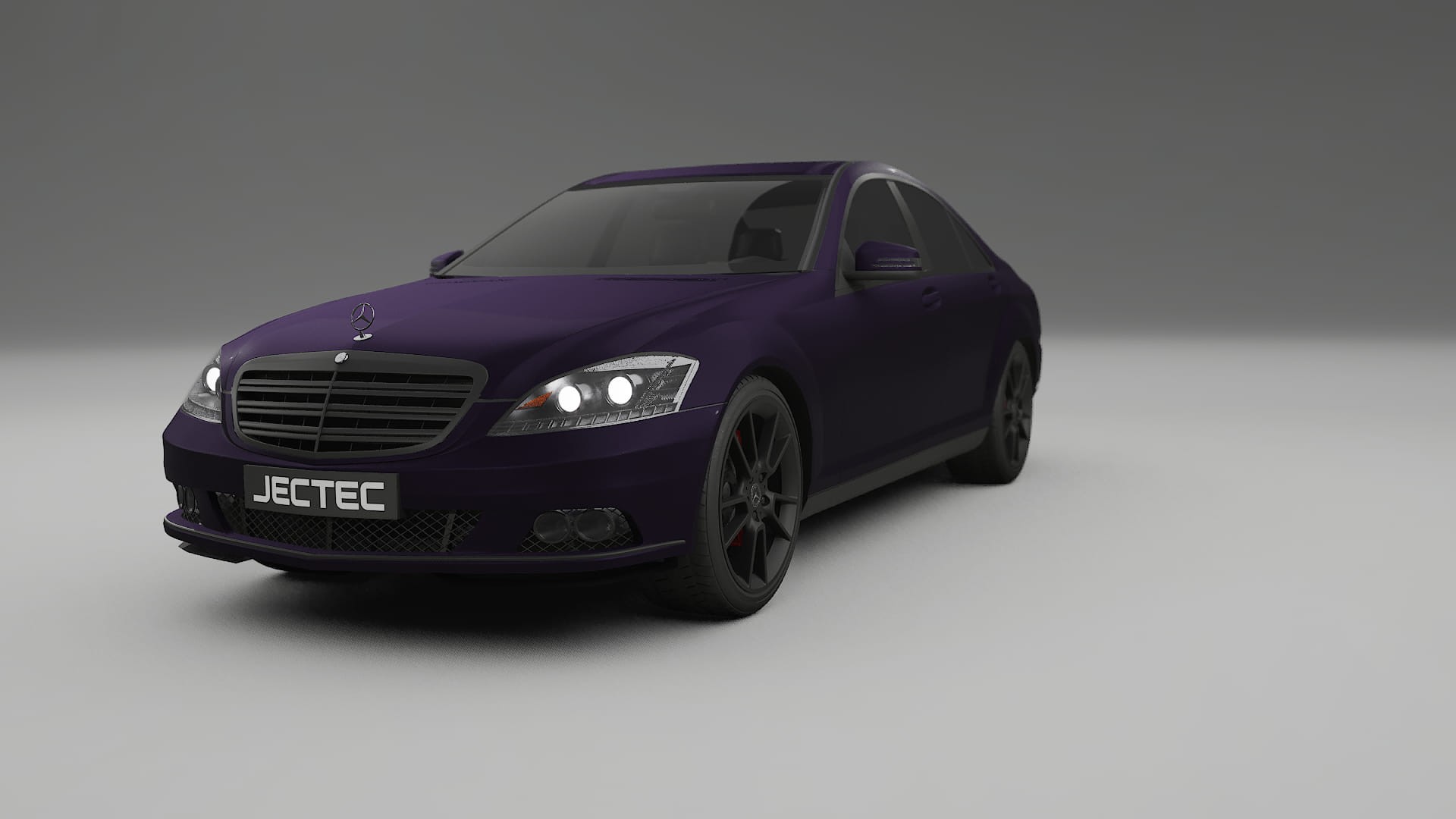 Mercedes S class W221 facelift LCI Film de Protecție pentru Vopsea TPU | VIOLET PPF cu Schimbare de Culoare – Kit Complet Pre