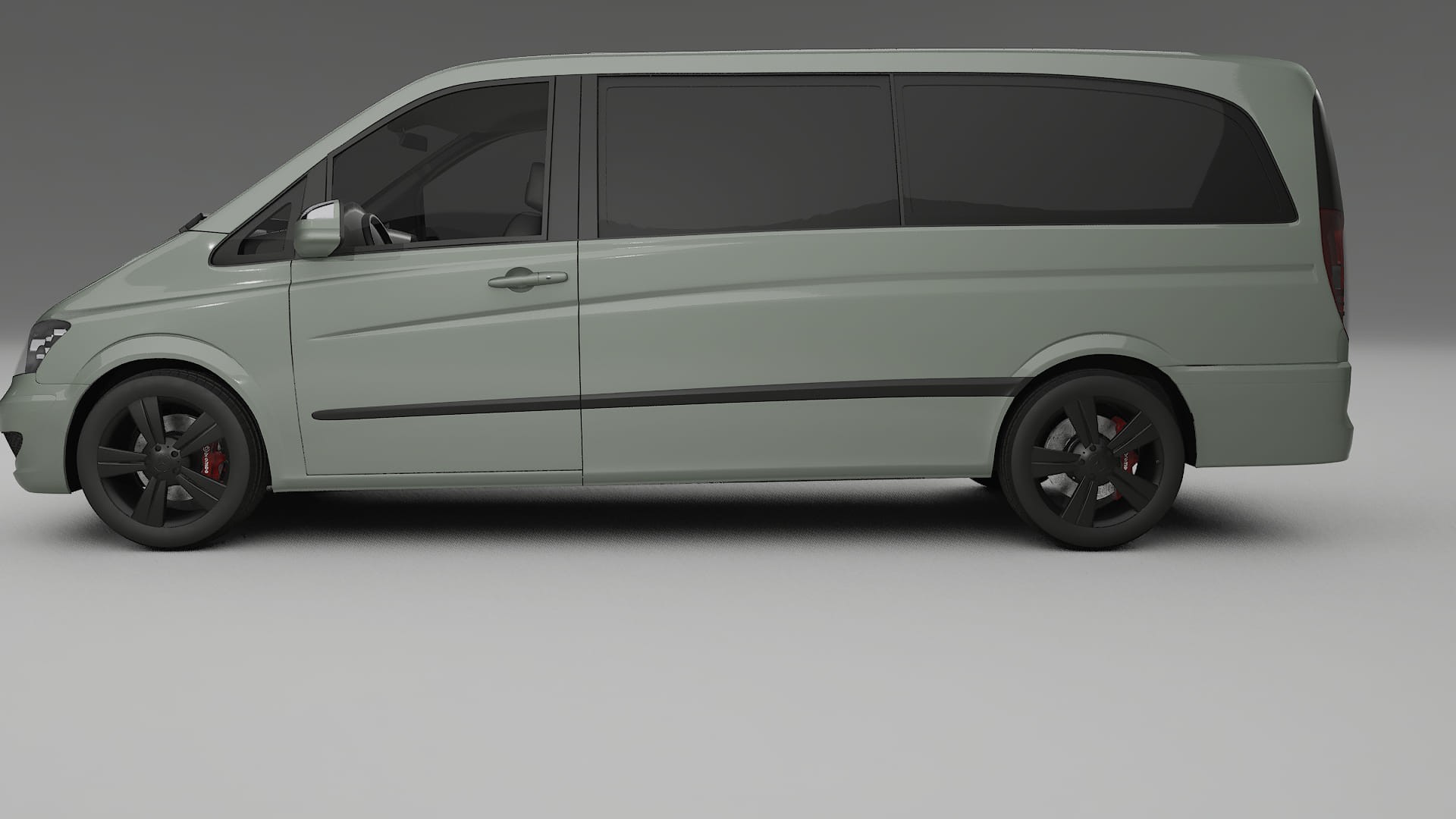 Mercedes Viano Extralong W439 Facelift LCI Film de Protecție pentru Vopsea TPU | SLATE PPF cu Schimbare de Culoare – Kit Comp 2