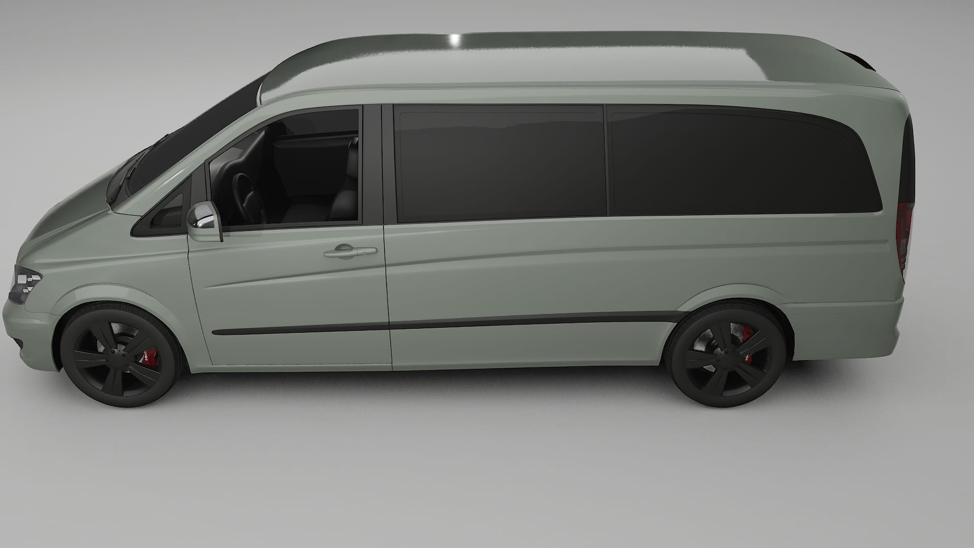 Mercedes Viano Extralong W439 Facelift LCI Film de Protecție pentru Vopsea TPU | SLATE PPF cu Schimbare de Culoare – Kit Comp