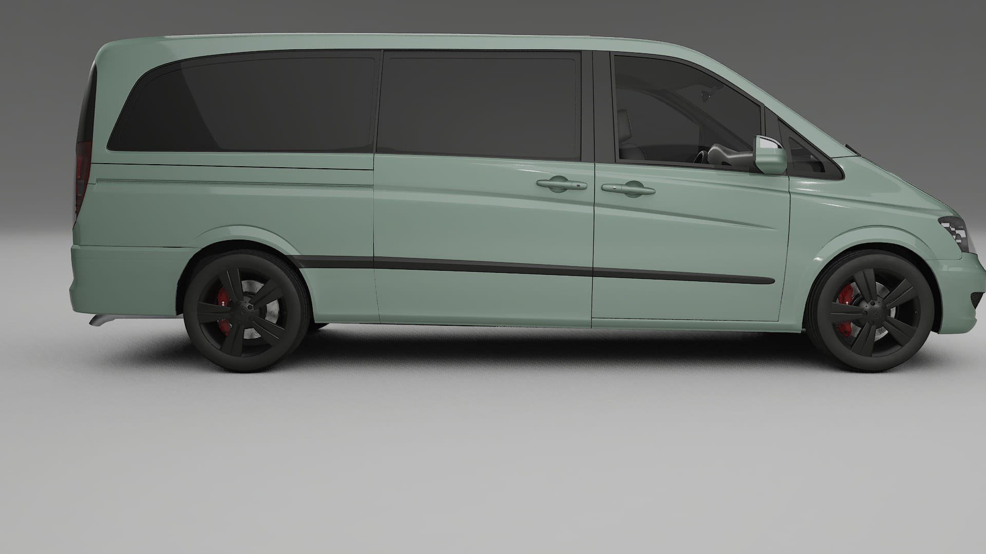 Mercedes Viano Extralong W439 Facelift LCI Film de Protecție pentru Vopsea TPU | CINDER PPF cu Schimbare de Culoare – Kit Com
