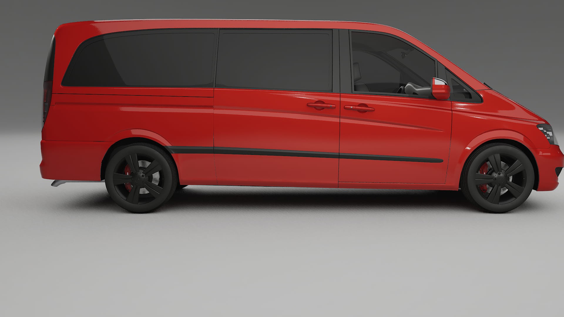Mercedes Viano Extralong W439 Facelift LCI Film de Protecție pentru Vopsea TPU | BLAZE PPF cu Schimbare de Culoare – Kit Comp