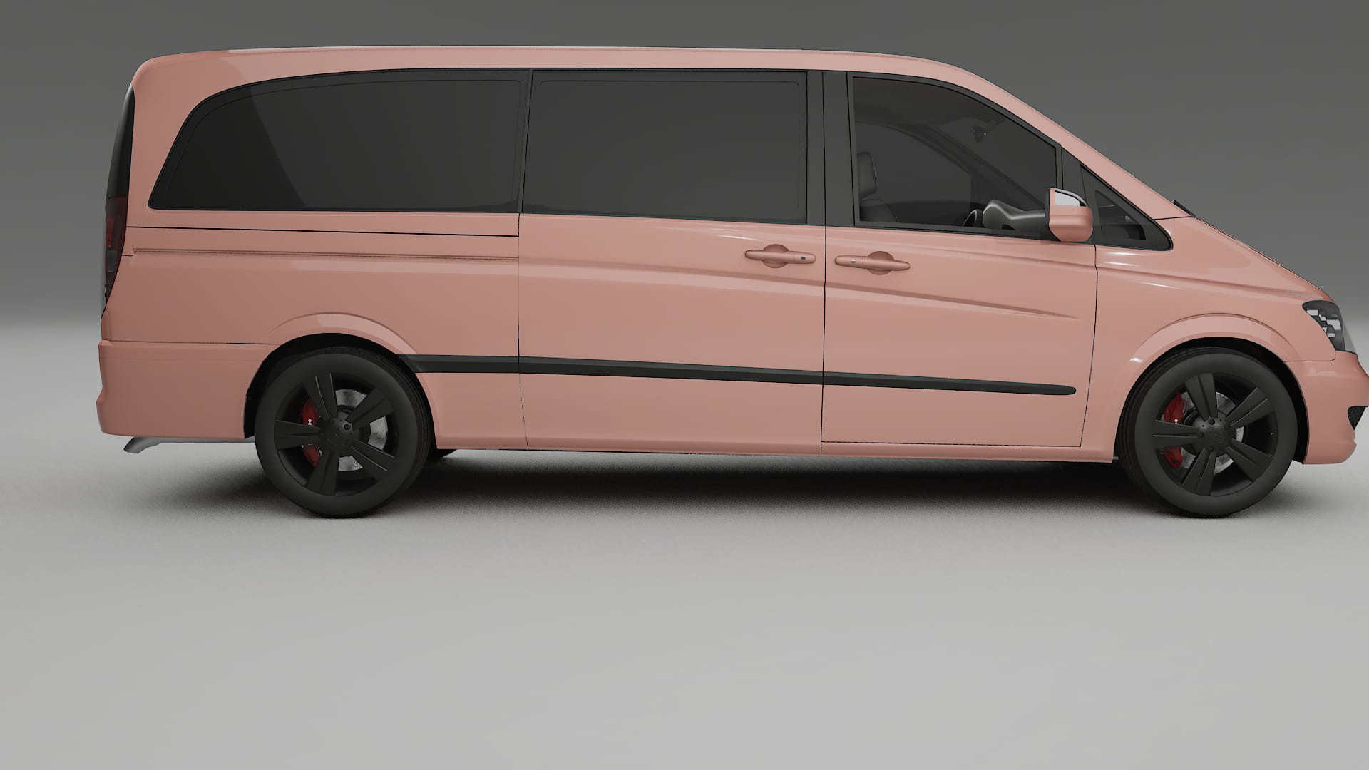 Mercedes Viano Extralong W439 Facelift LCI Film de Protecție pentru Vopsea TPU | BLUSH PPF cu Schimbare de Culoare – Kit Comp