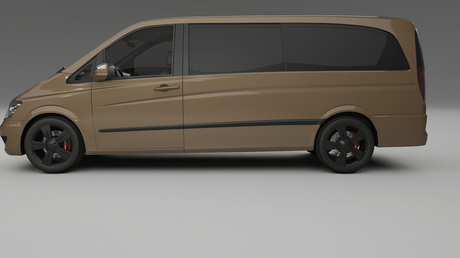 Mercedes Viano Extralong W439 Facelift LCI Film de Protecție pentru Vopsea TPU | SAHARA PPF cu Schimbare de Culoare – Kit Com