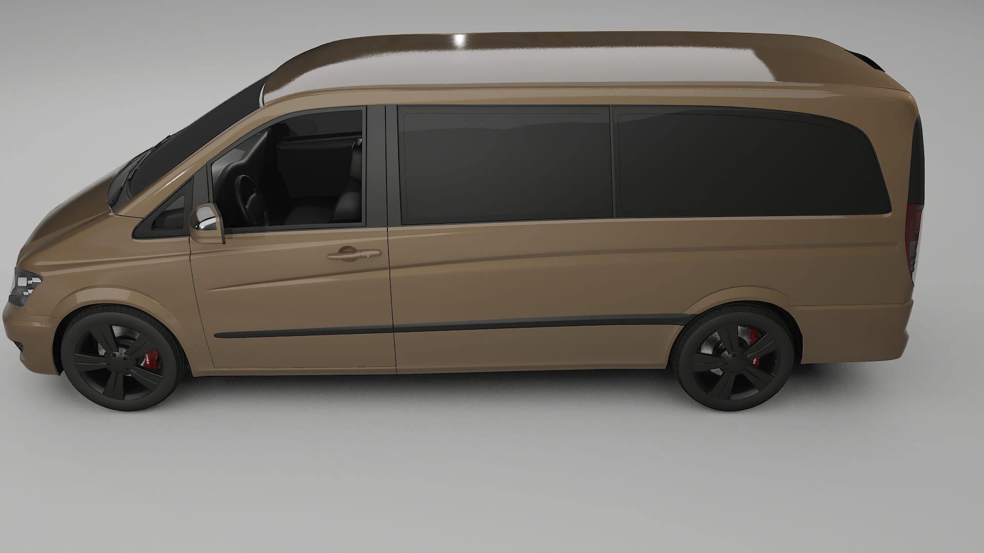 Mercedes Viano Extralong W439 Facelift LCI Film de Protecție pentru Vopsea TPU | SAHARA PPF cu Schimbare de Culoare – Kit Com