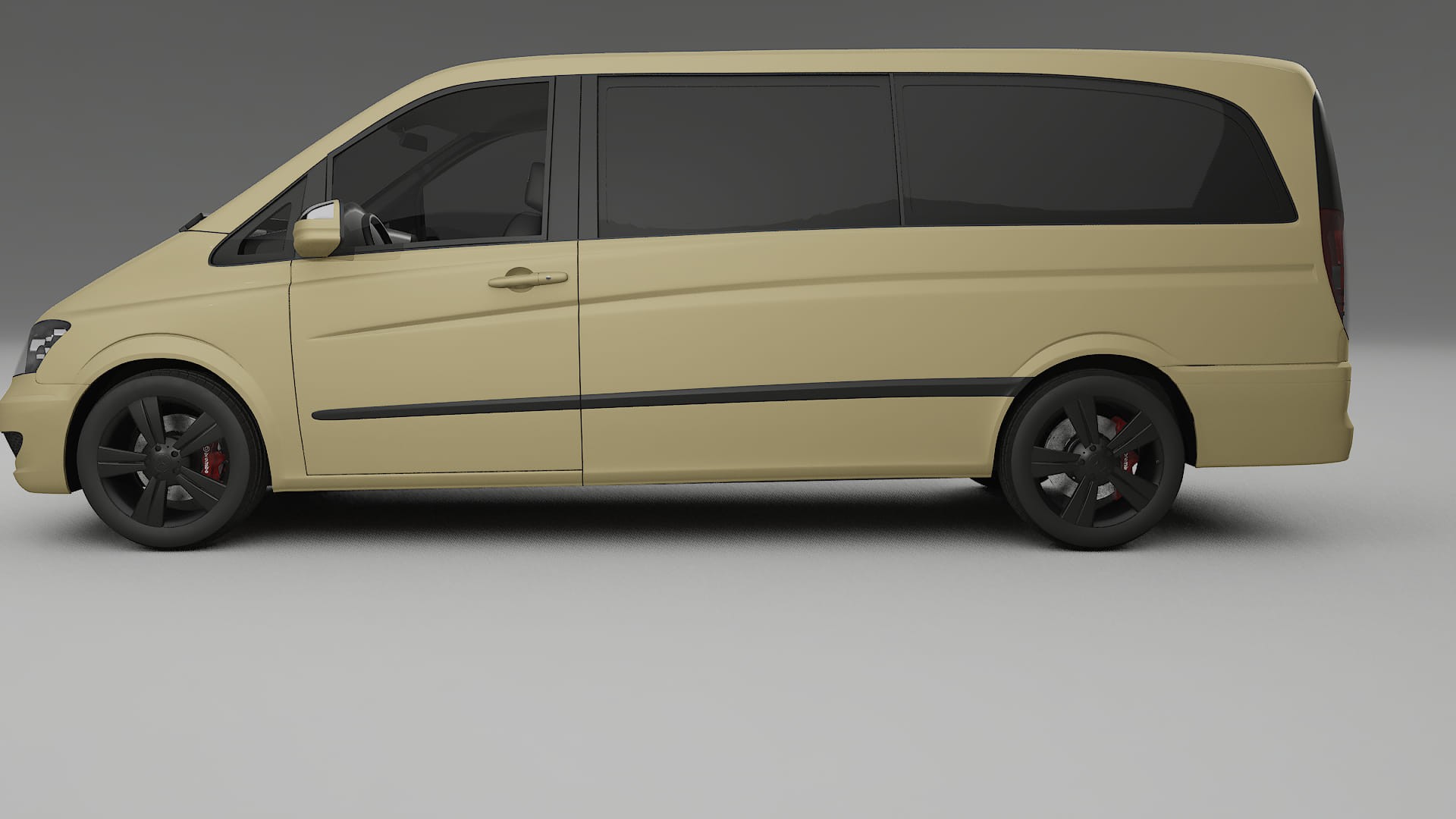 Mercedes Viano Extralong W439 Facelift LCI Film de Protecție pentru Vopsea TPU | SAND PPF cu Schimbare de Culoare – Kit Compl