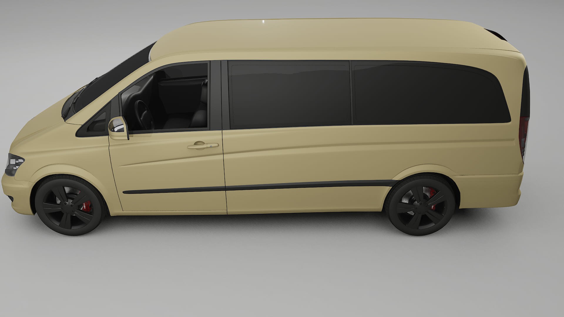 Mercedes Viano Extralong W439 Facelift LCI Film de Protecție pentru Vopsea TPU | SAND PPF cu Schimbare de Culoare – Kit Compl