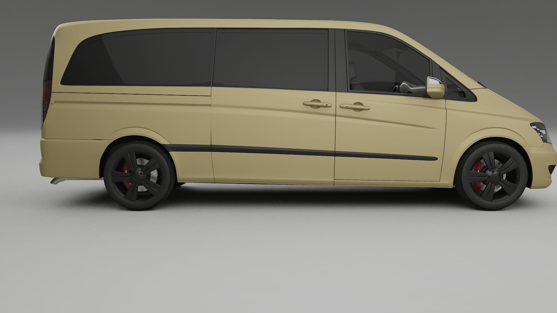 Mercedes Viano Extralong W439 Facelift LCI Film de Protecție pentru Vopsea TPU | SAND PPF cu Schimbare de Culoare – Kit Compl