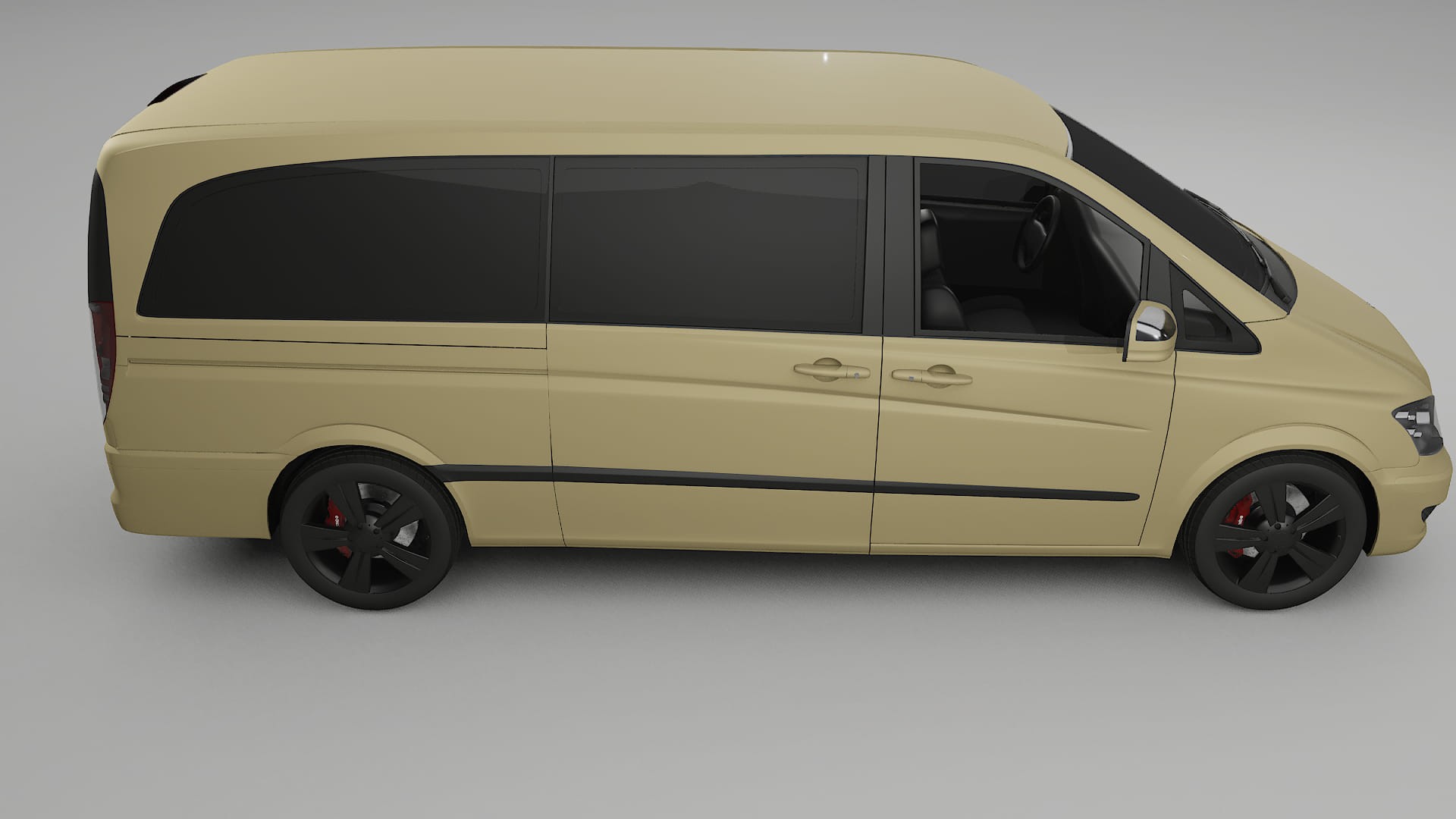 Mercedes Viano Extralong W439 Facelift LCI Film de Protecție pentru Vopsea TPU | SAND PPF cu Schimbare de Culoare – Kit Compl
