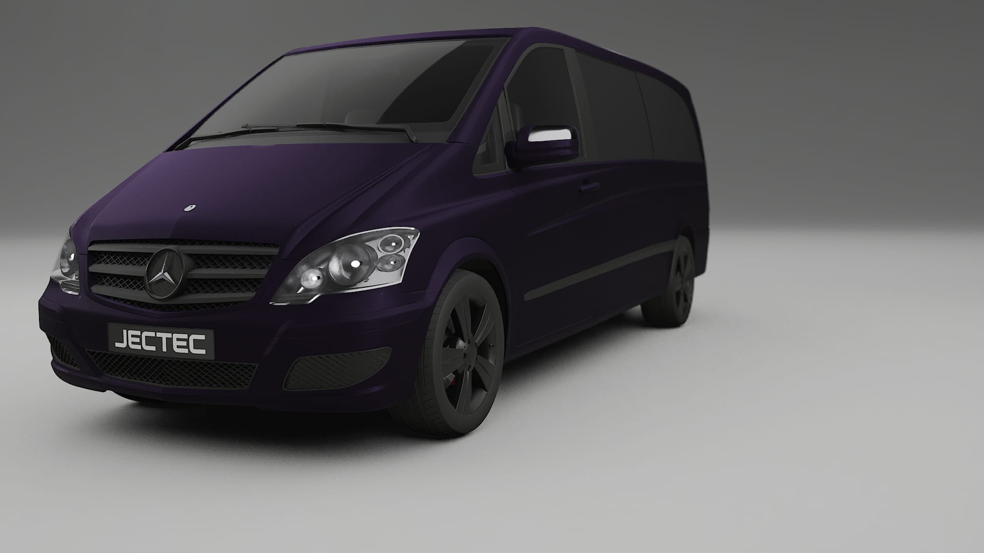 Mercedes Viano Extralong W439 Facelift LCI Film de Protecție pentru Vopsea TPU | VIOLET PPF cu Schimbare de Culoare – Kit Com