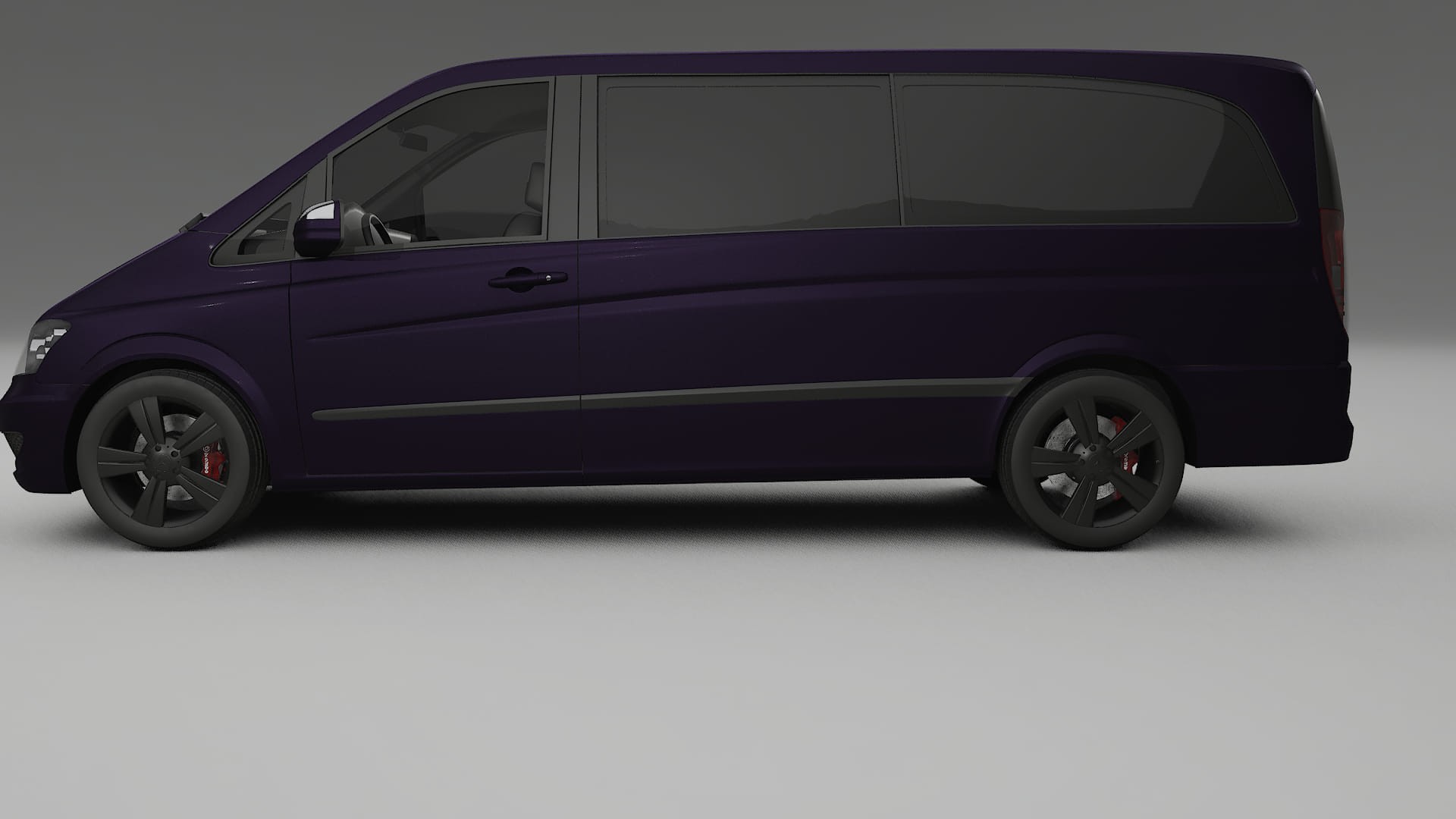 Mercedes Viano Extralong W439 Facelift LCI Film de Protecție pentru Vopsea TPU | VIOLET PPF cu Schimbare de Culoare – Kit Com 2