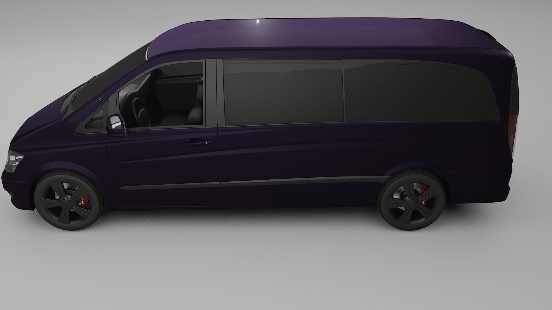 Mercedes Viano Extralong W439 Facelift LCI Film de Protecție pentru Vopsea TPU | VIOLET PPF cu Schimbare de Culoare – Kit Com