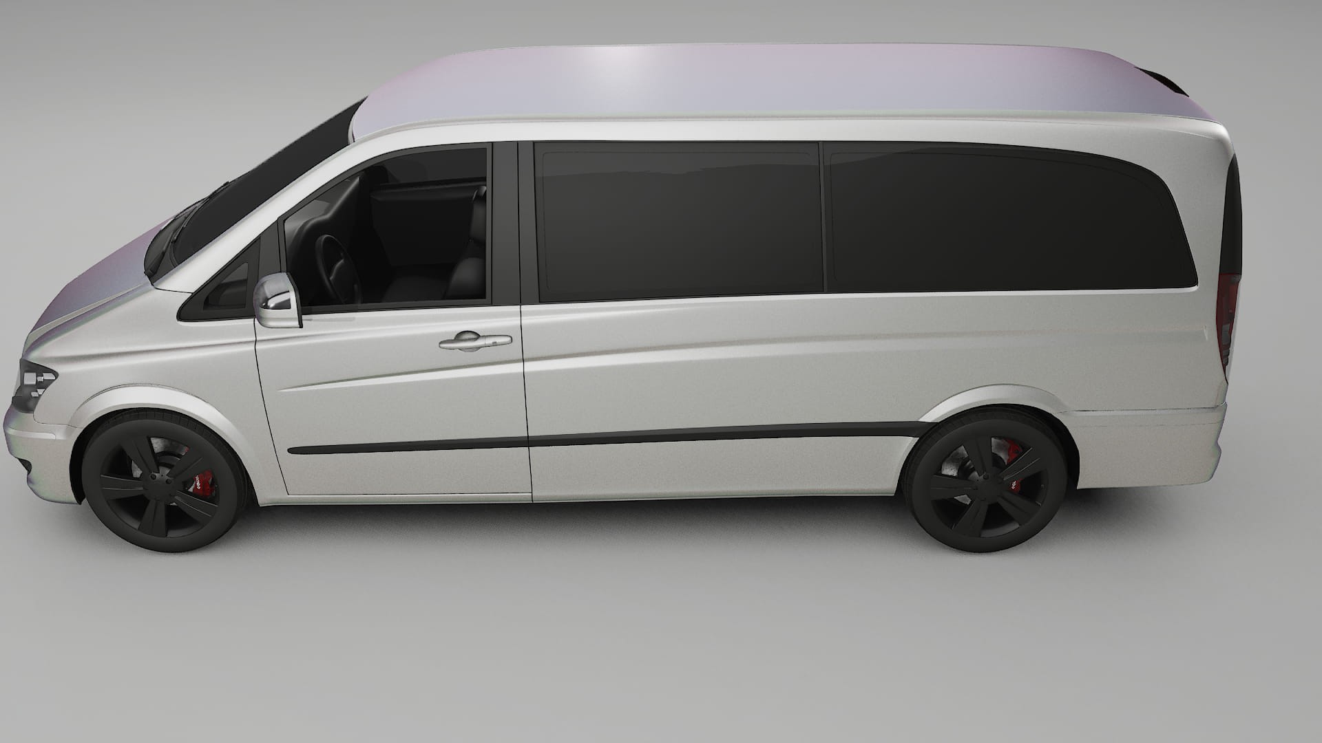 Mercedes Viano Extralong W439 Facelift LCI Film de Protecție pentru Vopsea TPU | NEBULA PPF cu Schimbare de Culoare – Kit Com