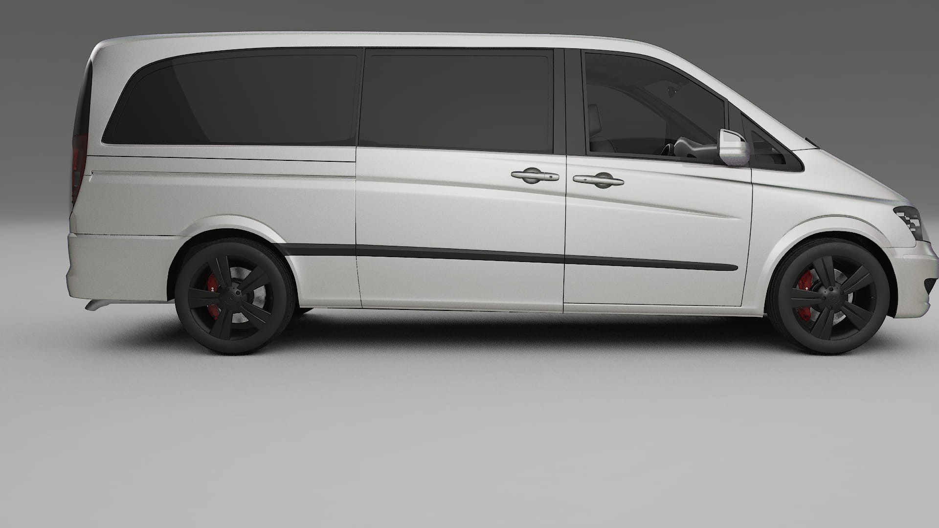 Mercedes Viano Extralong W439 Facelift LCI Film de Protecție pentru Vopsea TPU | NEBULA PPF cu Schimbare de Culoare – Kit Com