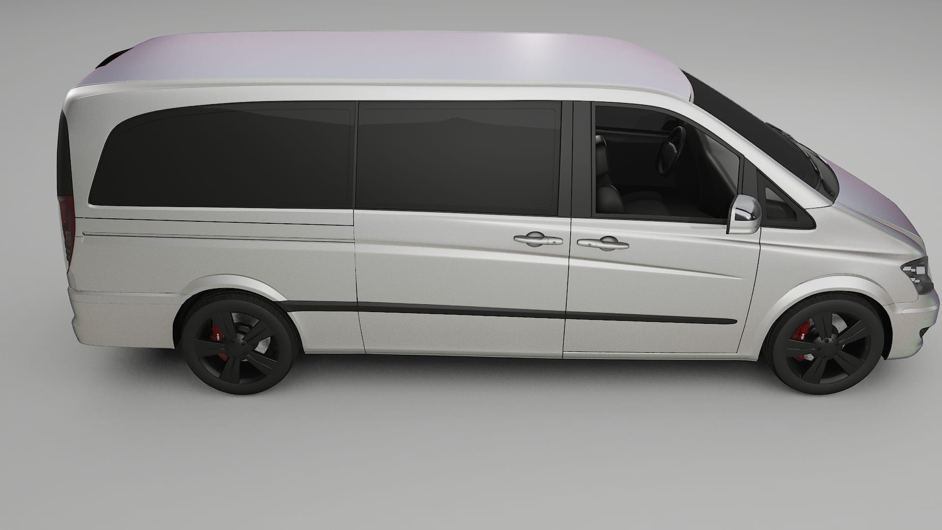 Mercedes Viano Extralong W439 Facelift LCI Film de Protecție pentru Vopsea TPU | NEBULA PPF cu Schimbare de Culoare – Kit Com