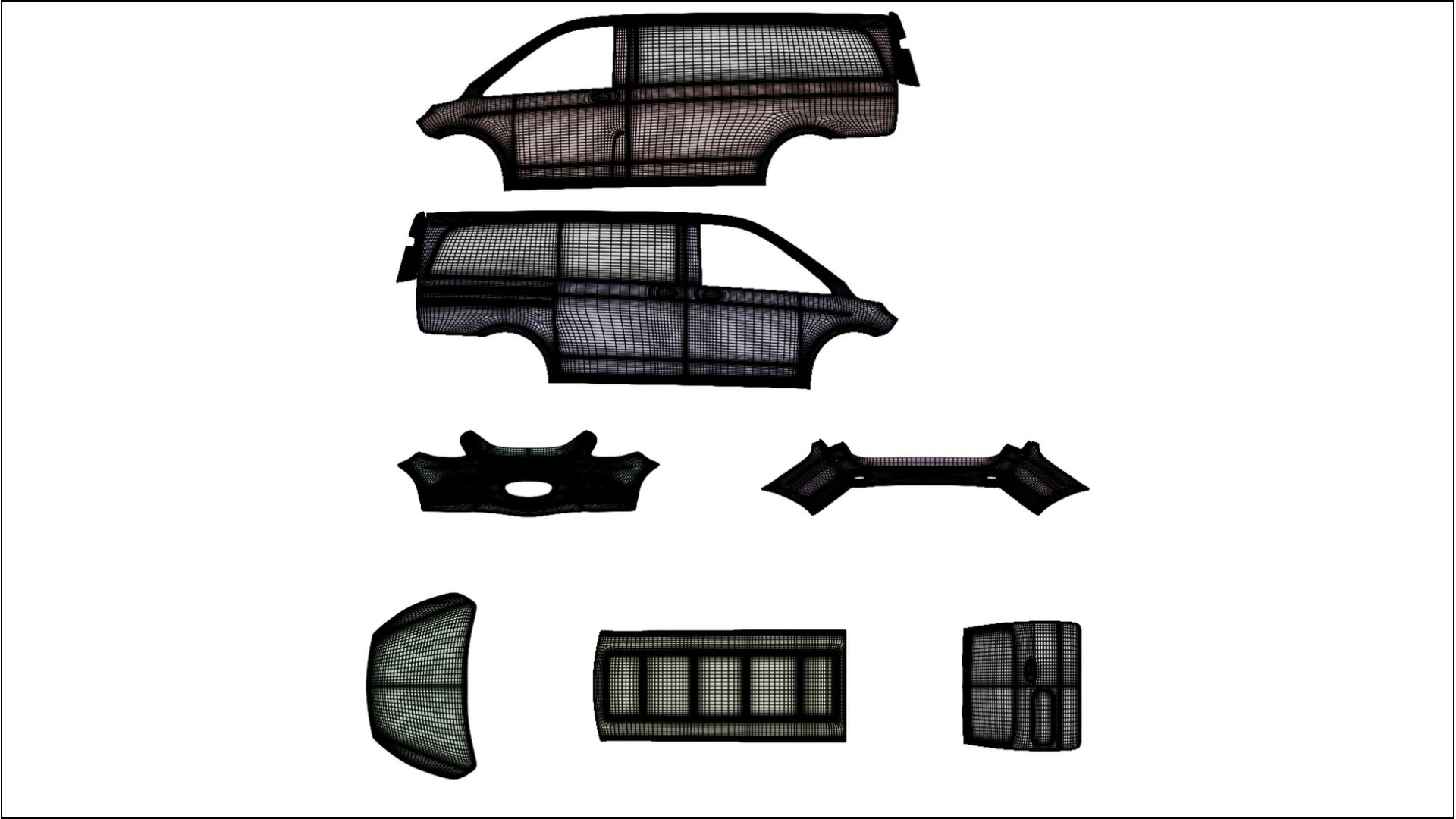 Mercedes Vito Short W447 prefacelift pre LCI Film de Protecție pentru Vopsea TPU | DUSTY PPF cu Schimbare de Culoare – Kit Co 2