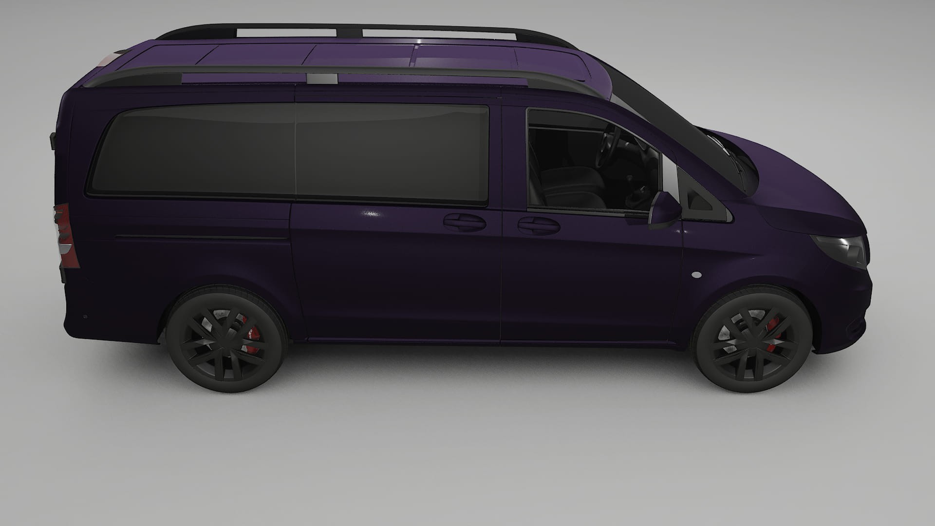 Mercedes Vito Short W447 prefacelift pre LCI Film de Protecție pentru Vopsea TPU | VIOLET PPF cu Schimbare de Culoare – Kit C