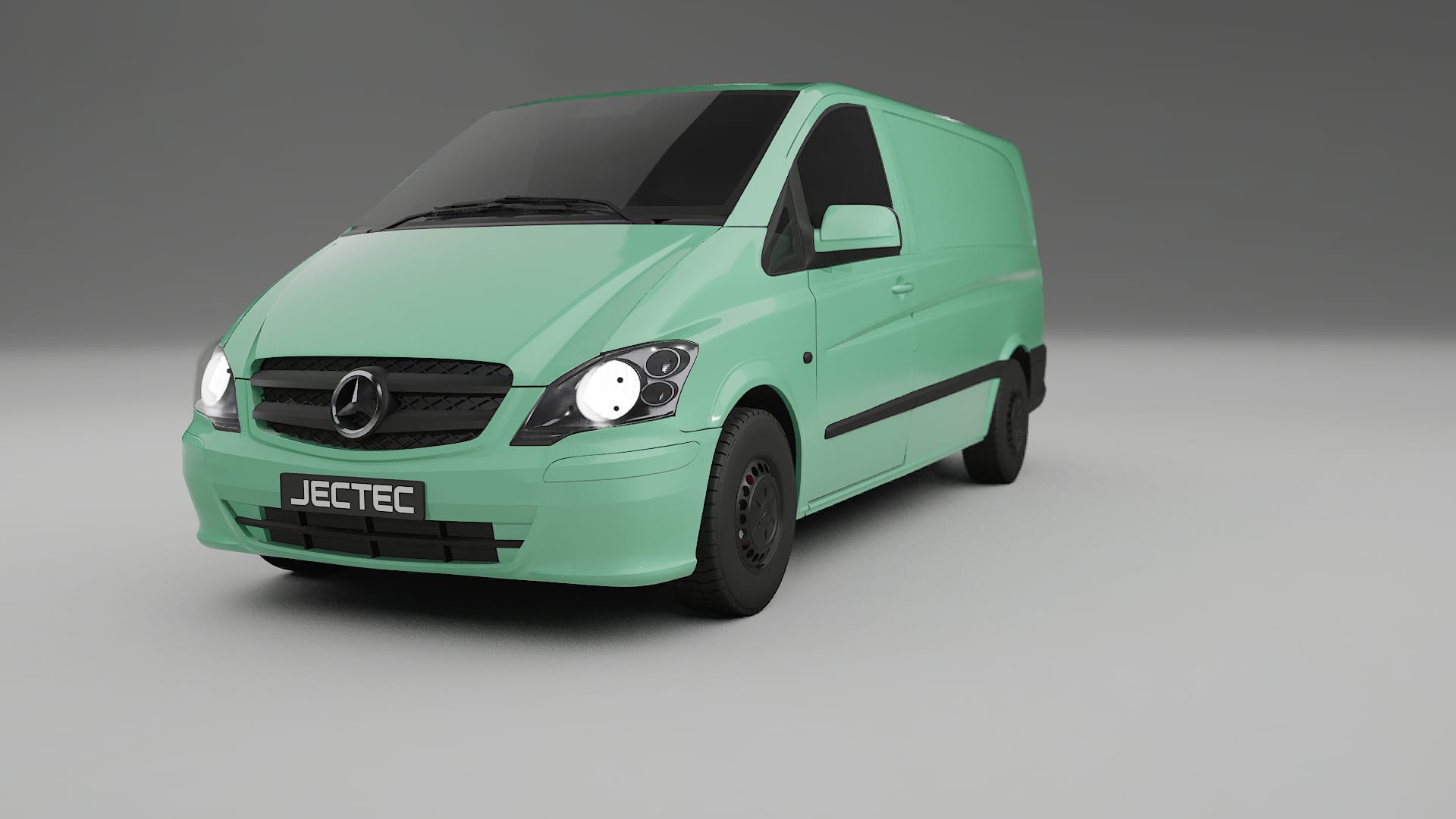 Mercedes Vito Short W639 facelift LCI Film de Protecție pentru Vopsea TPU | DUSTY PPF cu Schimbare de Culoare – Kit Complet P