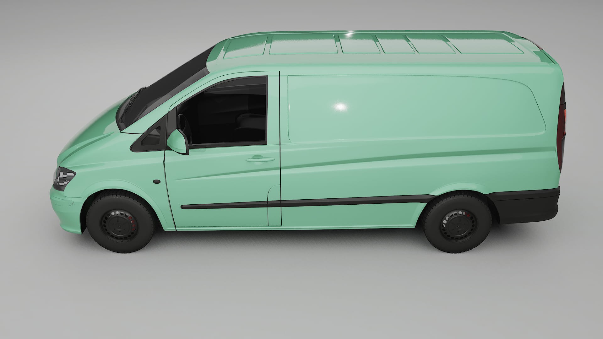 Mercedes Vito Short W639 facelift LCI Film de Protecție pentru Vopsea TPU | DUSTY PPF cu Schimbare de Culoare – Kit Complet P