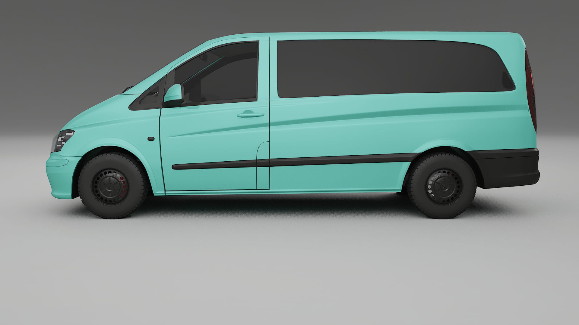 Mercedes Vito Short W639 facelift LCI Film de Protecție pentru Vopsea TPU | FROST PPF cu Schimbare de Culoare – Kit Complet P