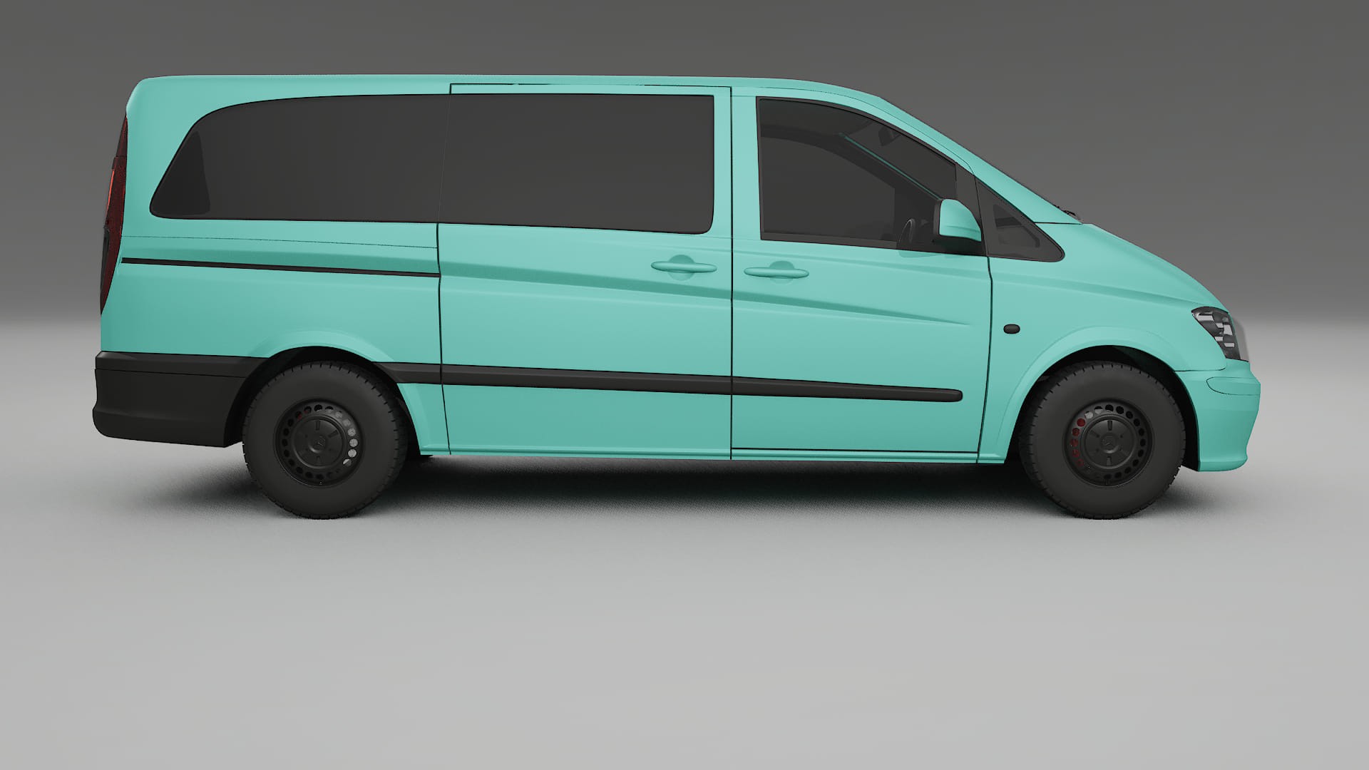 Mercedes Vito Short W639 facelift LCI Film de Protecție pentru Vopsea TPU | FROST PPF cu Schimbare de Culoare – Kit Complet P