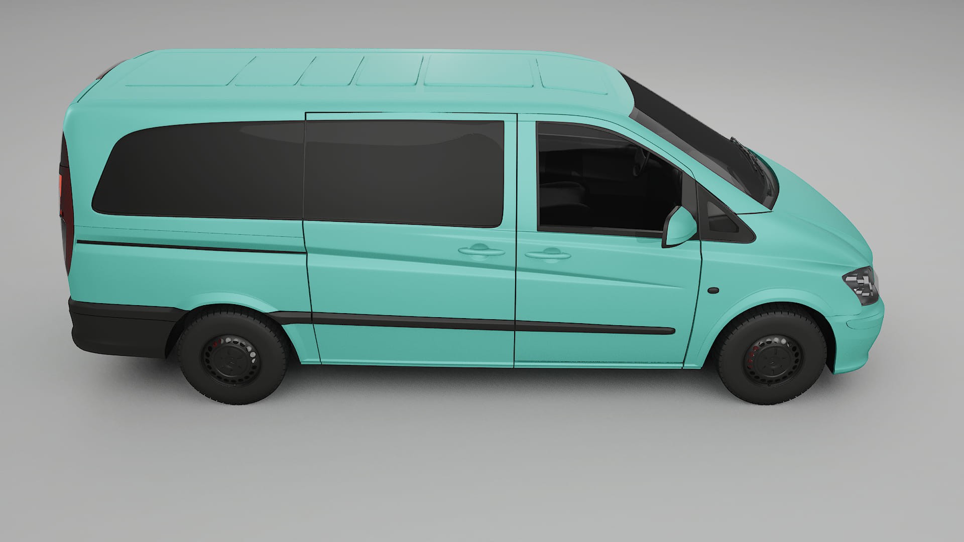 Mercedes Vito Short W639 facelift LCI Film de Protecție pentru Vopsea TPU | FROST PPF cu Schimbare de Culoare – Kit Complet P