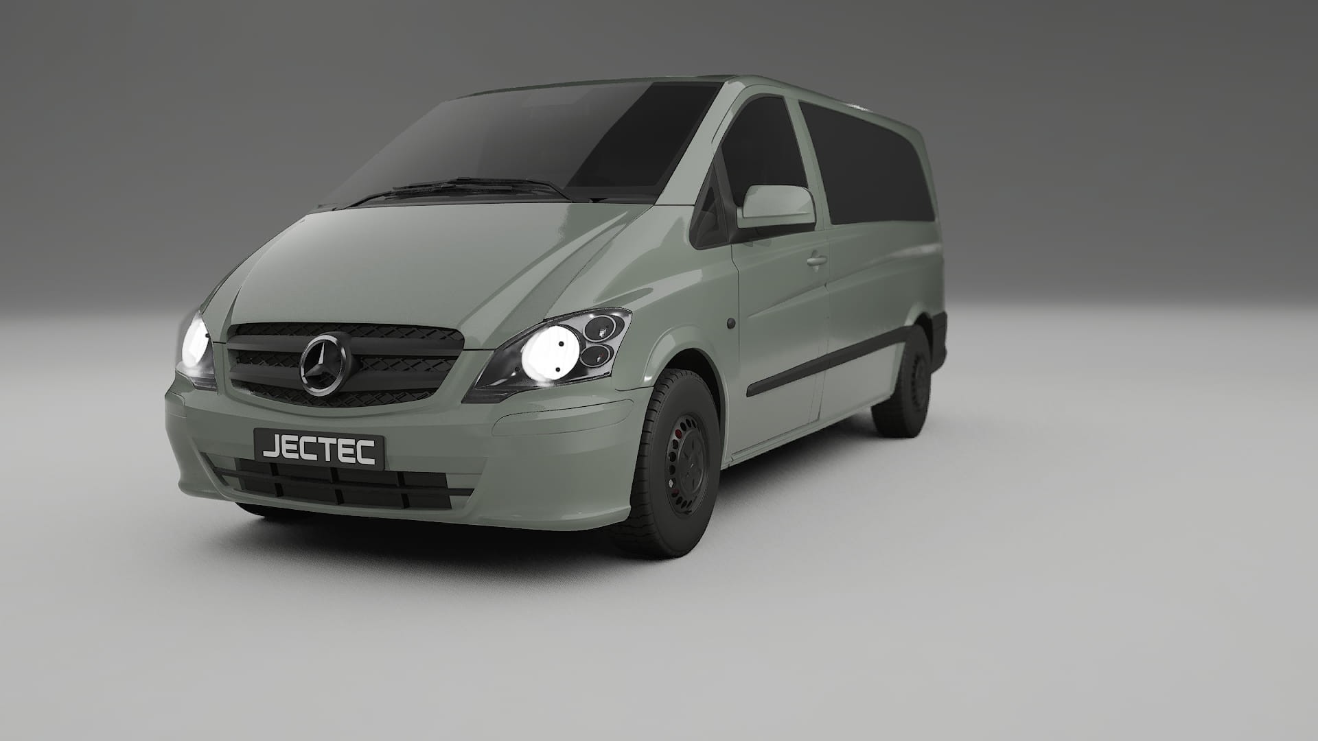 Mercedes Vito Short W639 facelift LCI Film de Protecție pentru Vopsea TPU | SLATE PPF cu Schimbare de Culoare – Kit Complet P