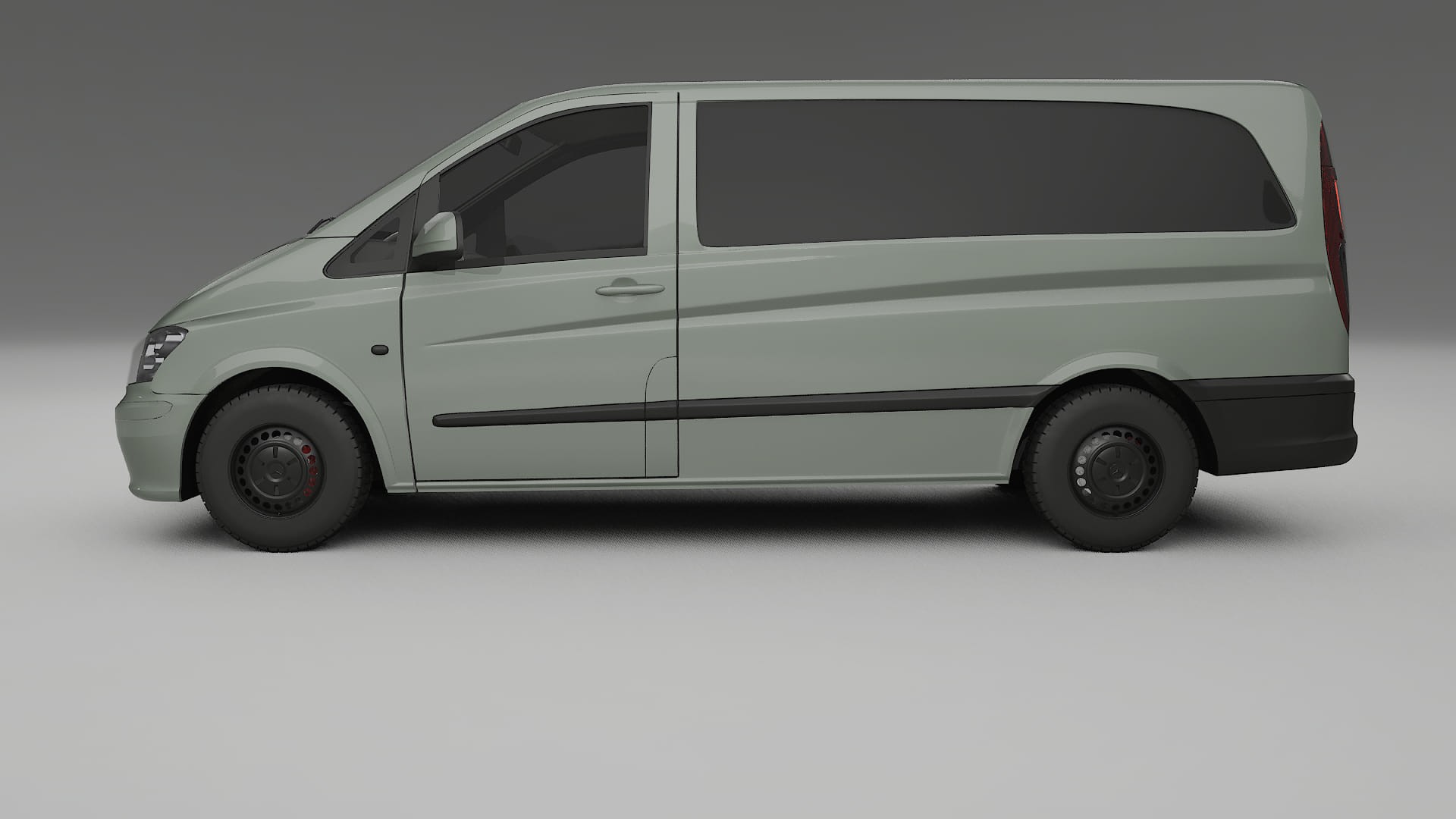 Mercedes Vito Short W639 facelift LCI Film de Protecție pentru Vopsea TPU | SLATE PPF cu Schimbare de Culoare – Kit Complet P