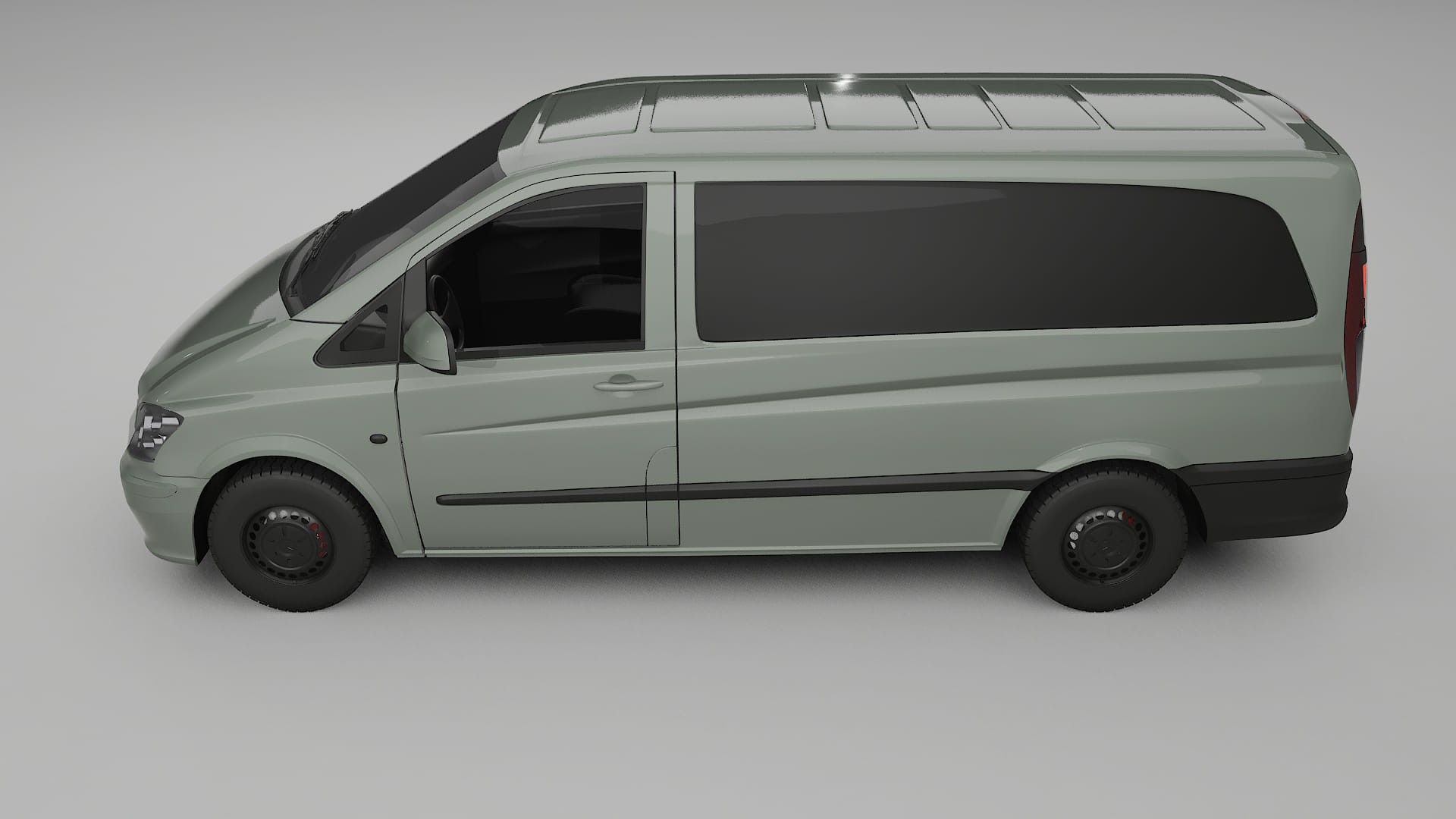 Mercedes Vito Short W639 facelift LCI Film de Protecție pentru Vopsea TPU | SLATE PPF cu Schimbare de Culoare – Kit Complet P