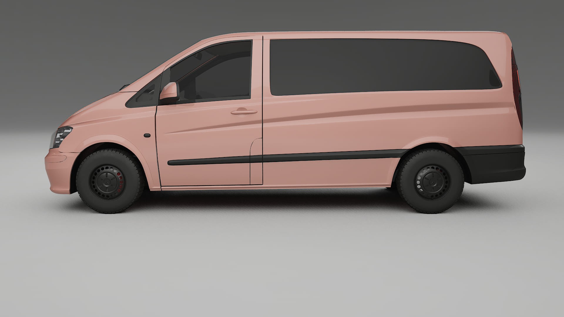 Mercedes Vito Short W639 facelift LCI Film de Protecție pentru Vopsea TPU | BLUSH PPF cu Schimbare de Culoare – Kit Complet P