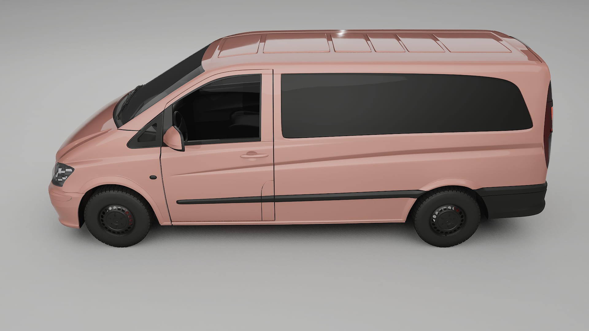 Mercedes Vito Short W639 facelift LCI Film de Protecție pentru Vopsea TPU | BLUSH PPF cu Schimbare de Culoare – Kit Complet P