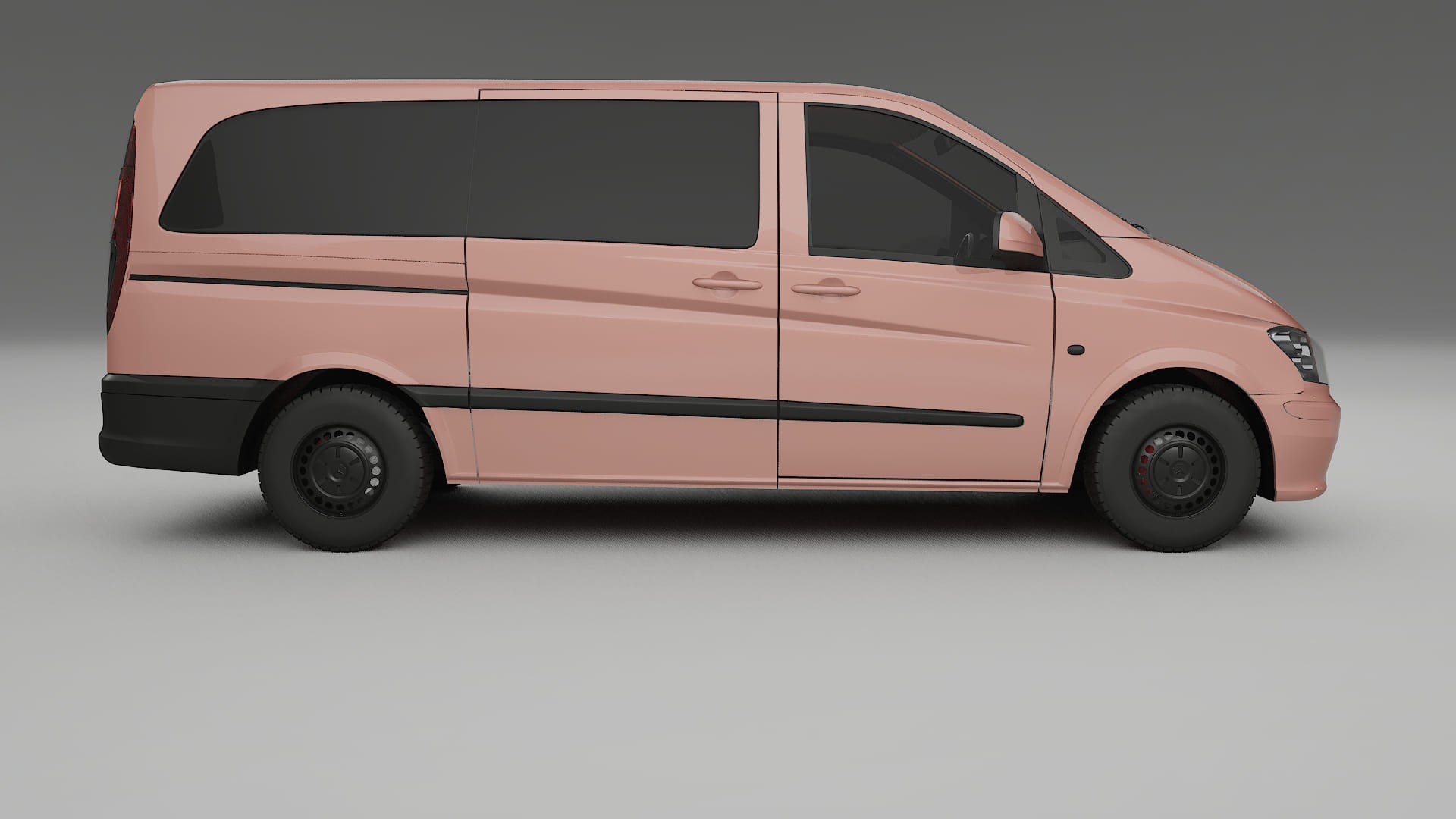 Mercedes Vito Short W639 facelift LCI Film de Protecție pentru Vopsea TPU | BLUSH PPF cu Schimbare de Culoare – Kit Complet P