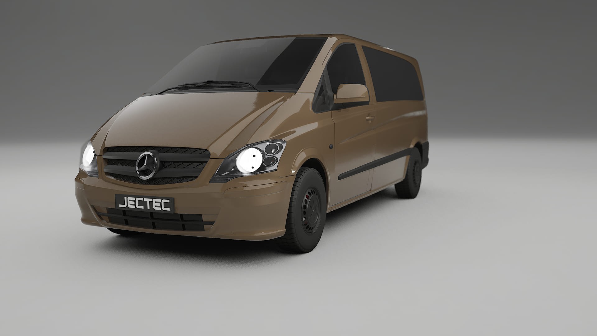 Mercedes Vito Short W639 facelift LCI Film de Protecție pentru Vopsea TPU | SAHARA PPF cu Schimbare de Culoare – Kit Complet 