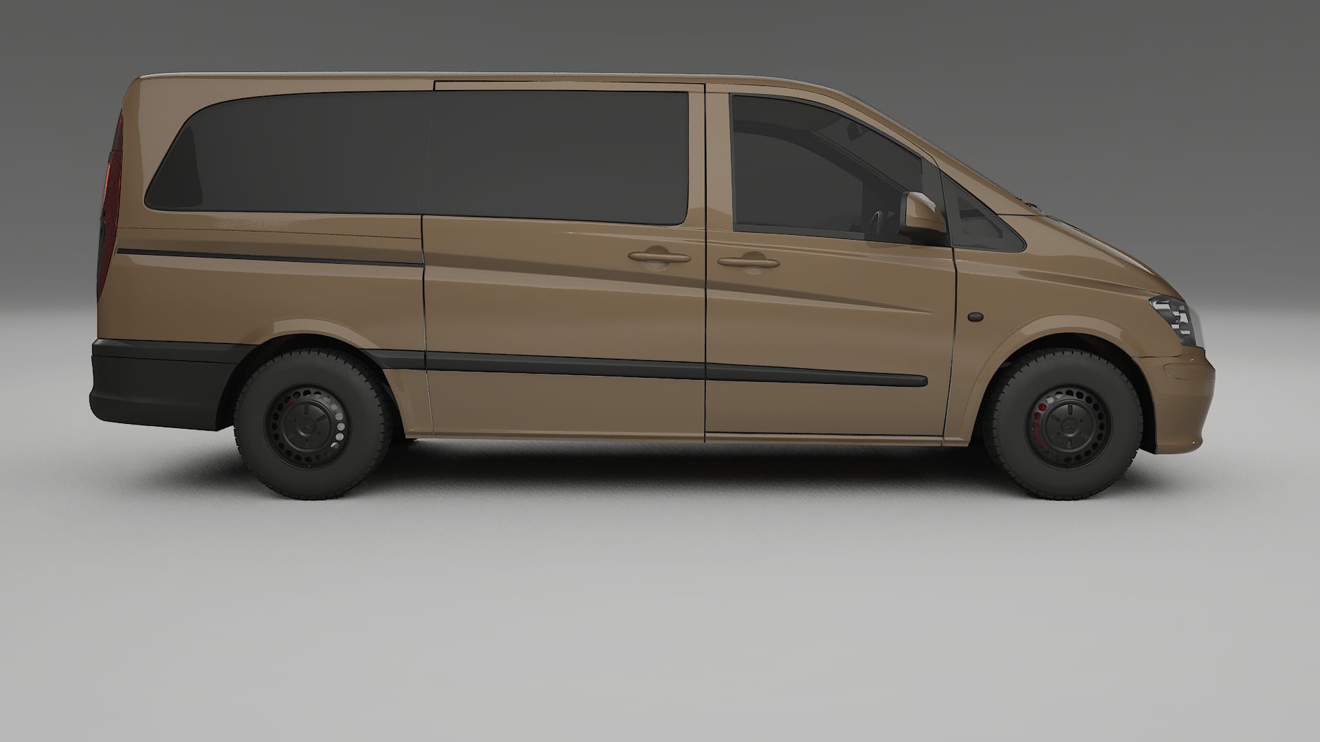 Mercedes Vito Short W639 facelift LCI Film de Protecție pentru Vopsea TPU | SAHARA PPF cu Schimbare de Culoare – Kit Complet 