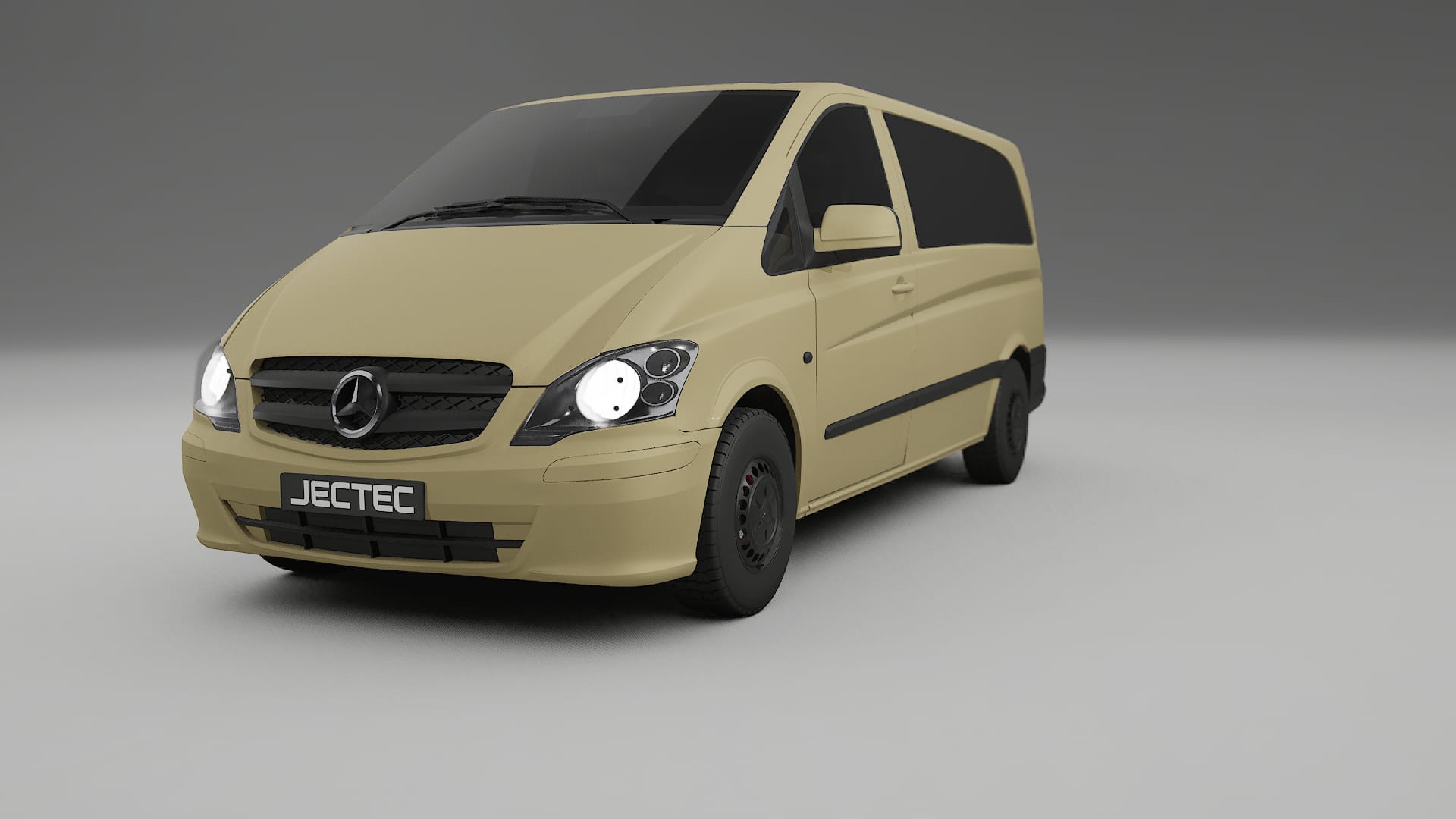 Mercedes Vito Short W639 facelift LCI Film de Protecție pentru Vopsea TPU | SAND PPF cu Schimbare de Culoare – Kit Complet Pr